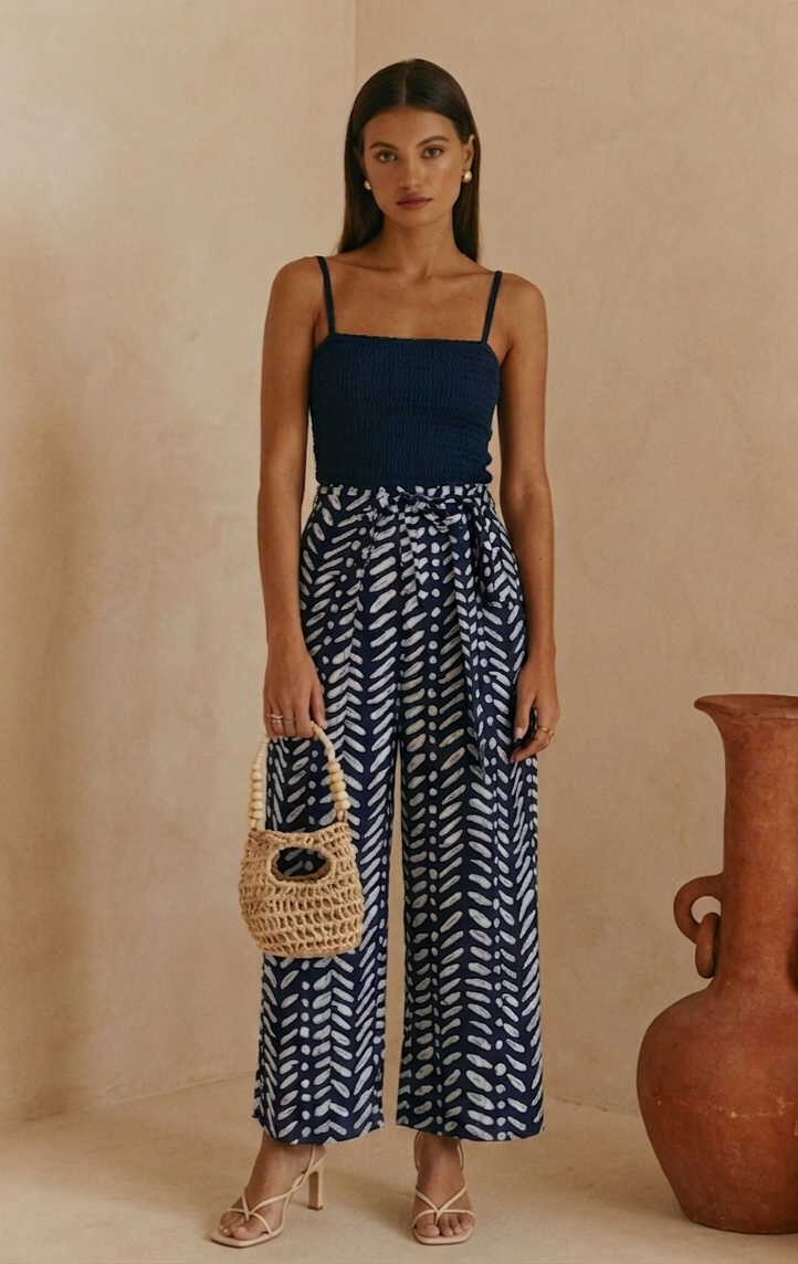 HAKAMA PANTS MIMOSA NAVY