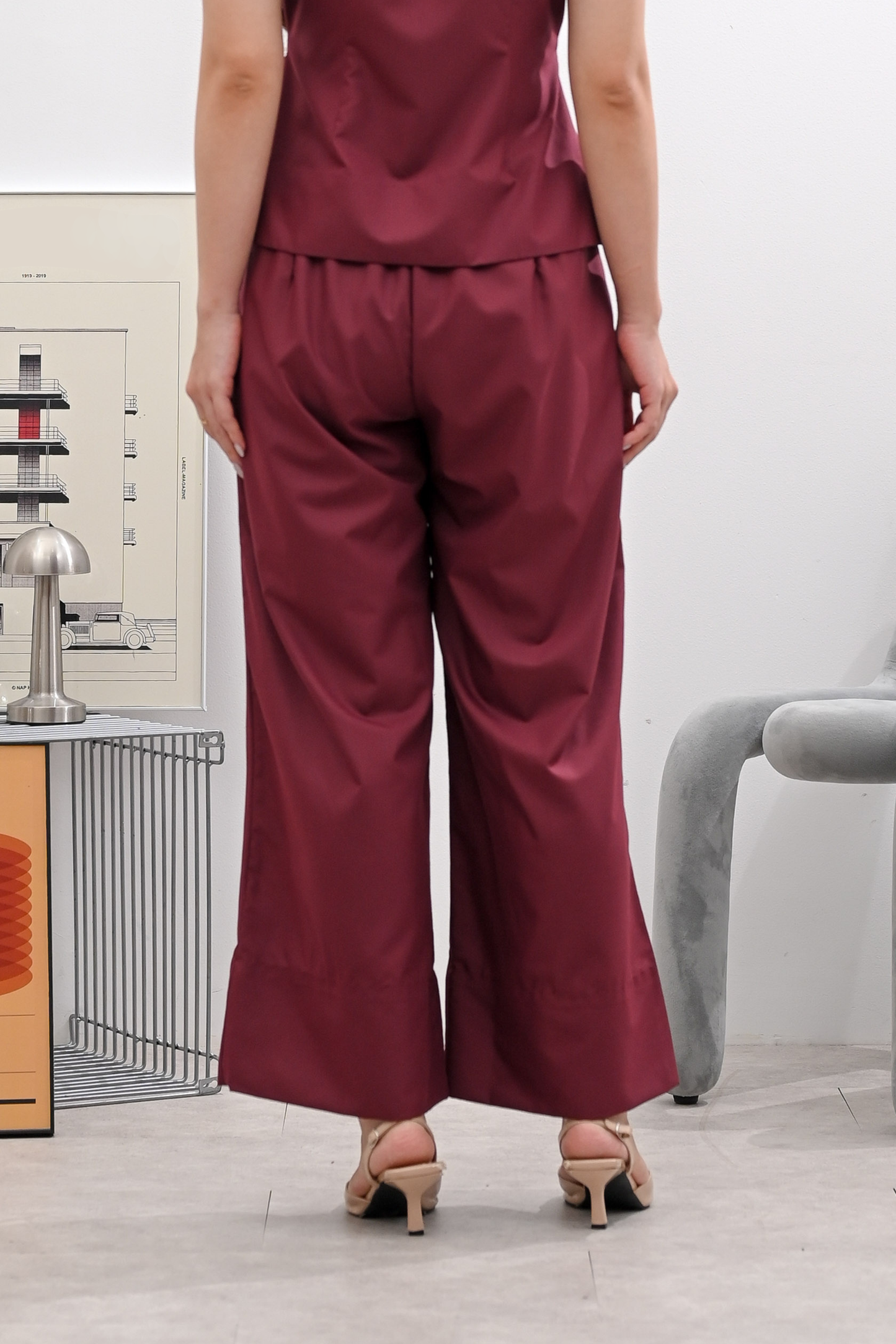 CHEN PANTS CLARET