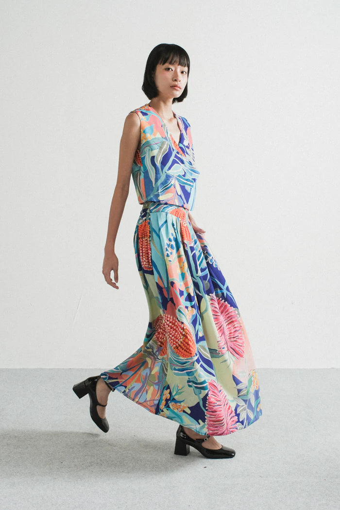 Ivy Top In Alice Spring Persian Blue