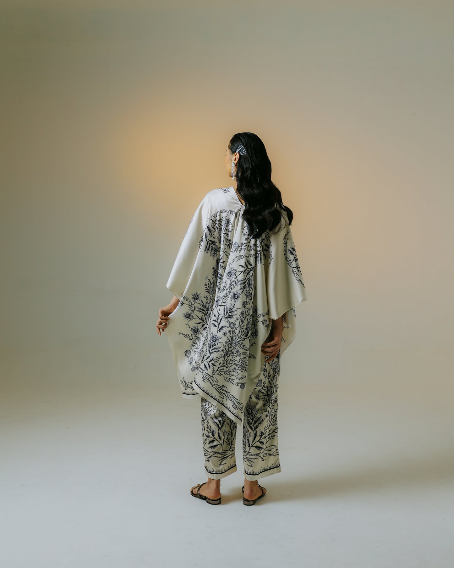 Kimono blanc cassé Dahlia