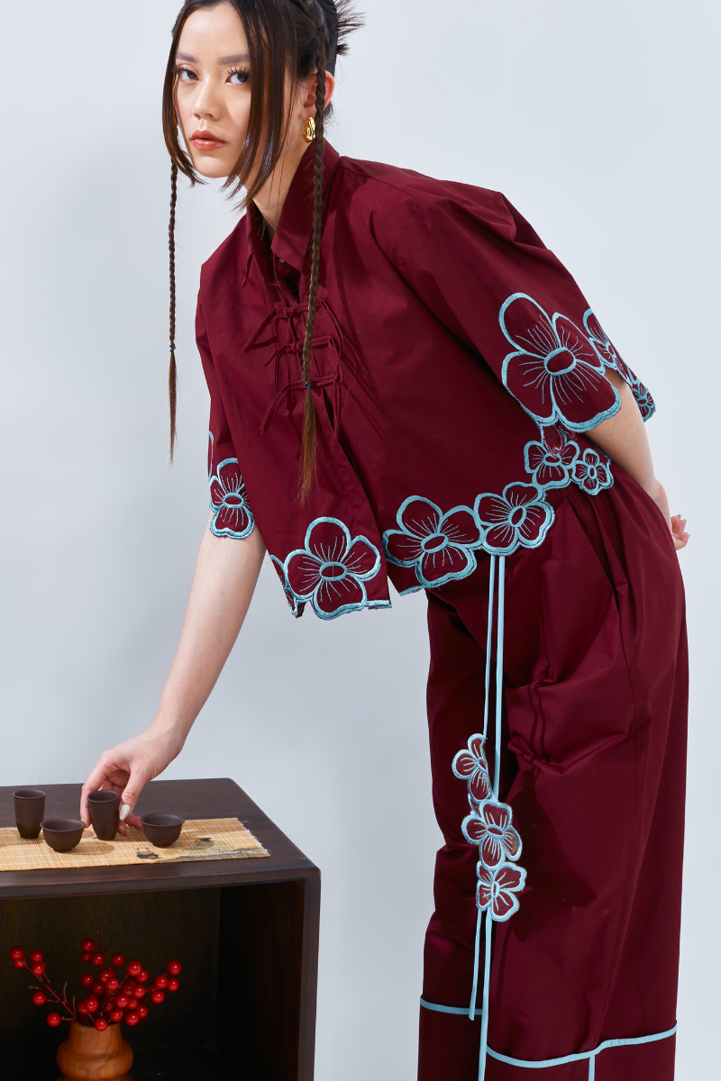 Cora Shirt Cranberry