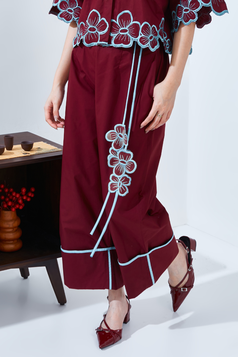 Pantalon Sydney Cranberry