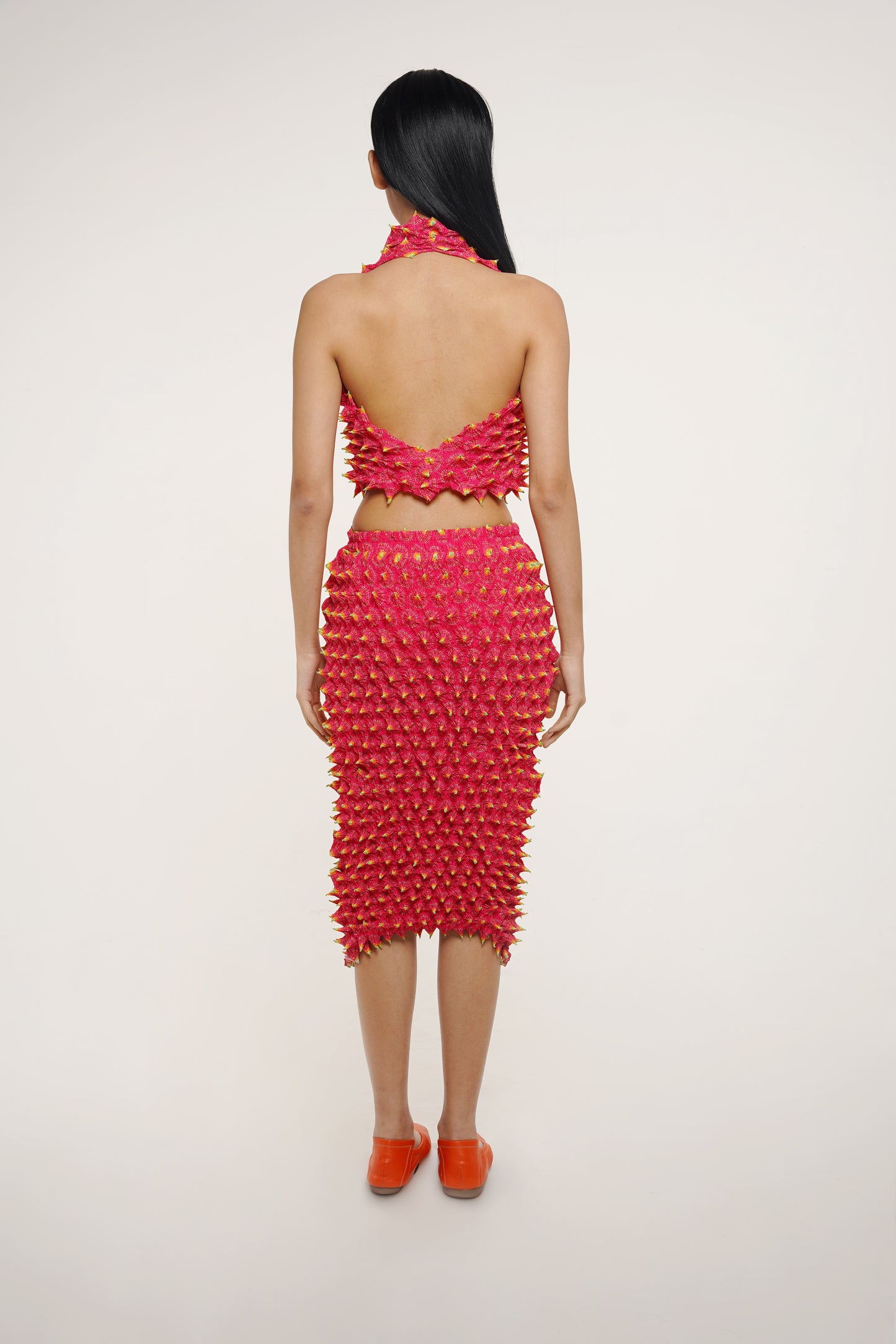 FUGU HALTER TOP MAGENTA