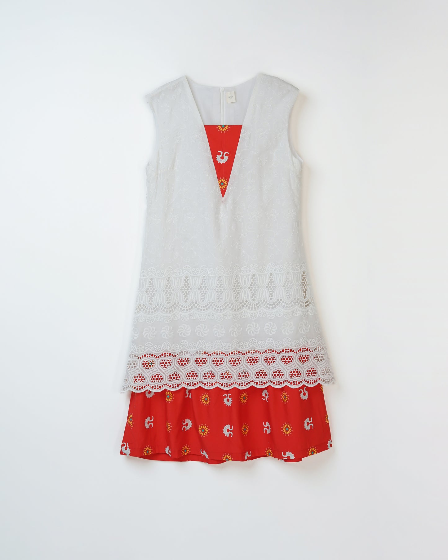 Embroidery Sleeveless Maxi Dress