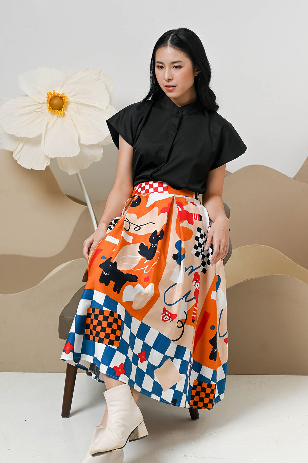 Leora Flare Skirt
