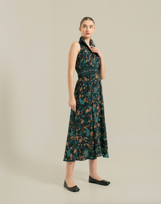 Robe sans manches Forest Emerald