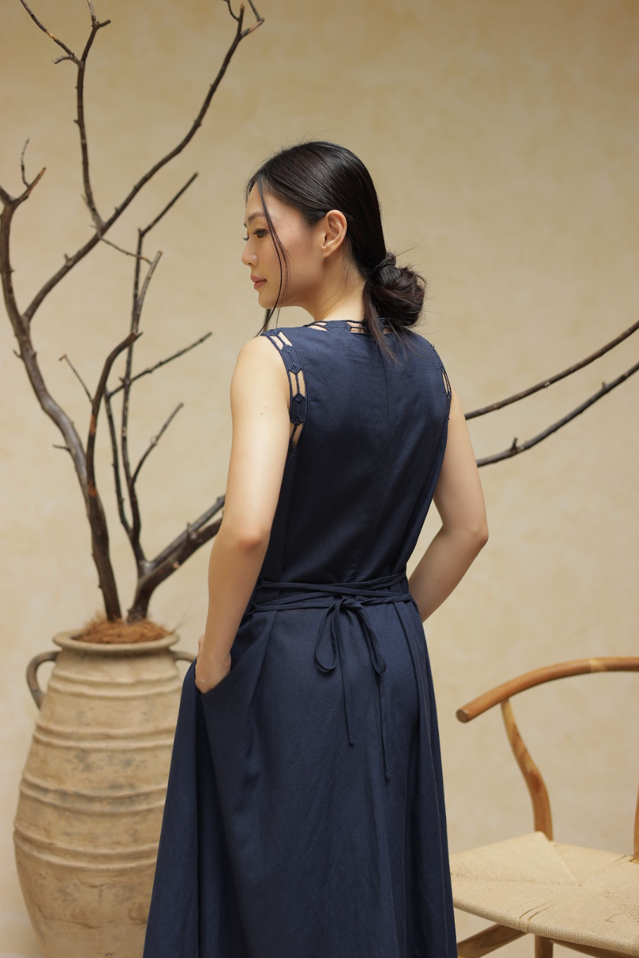 JENNA DRESS NAVY