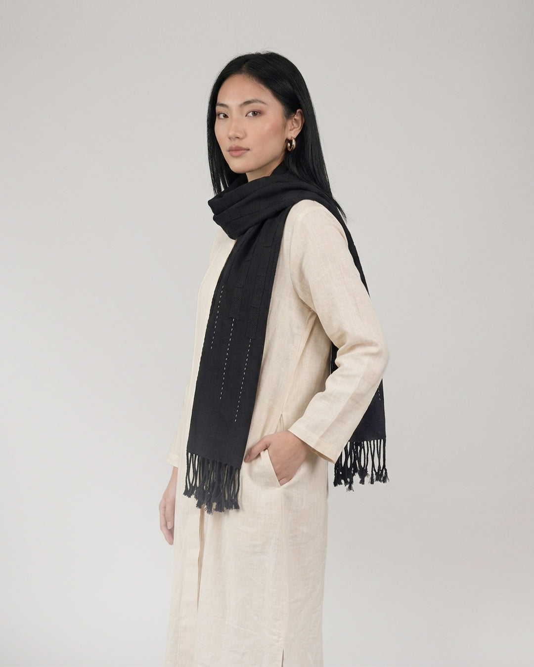HANDWOVEN SERENITY SCARF LARGE