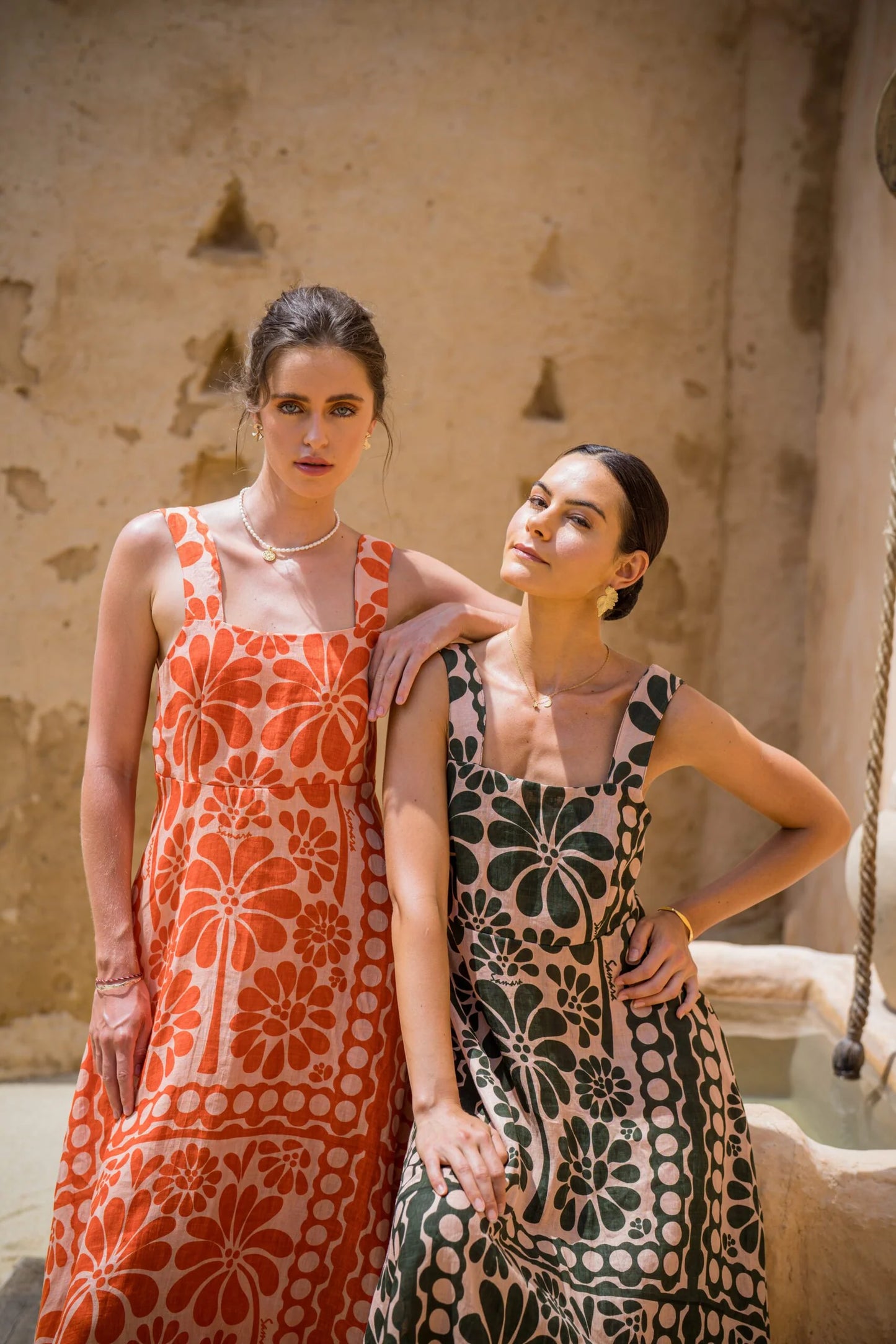 MANIKA DRESS - SAMARA ORANGE FLOWER