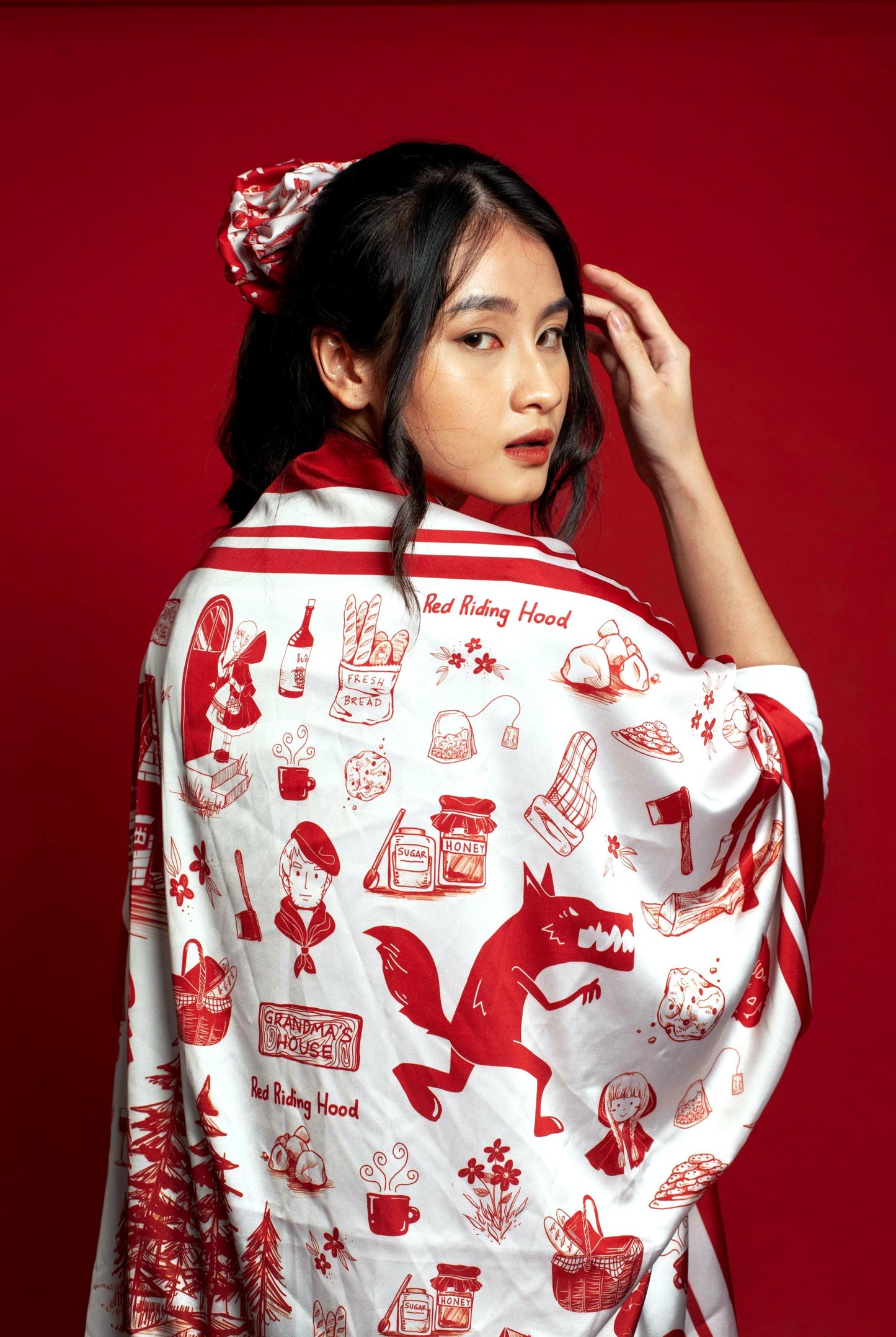 Écharpe extérieure du Petit Chaperon rouge