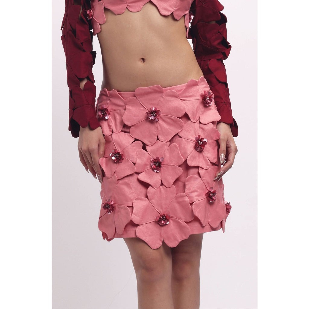 SUEDESON ROSIE SKIRT WITH EMBELLISHMENTS (PRE-ORDER)