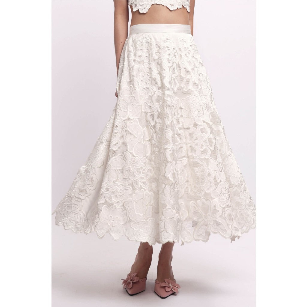 SUEDESON BUNGA LACE SKIRT