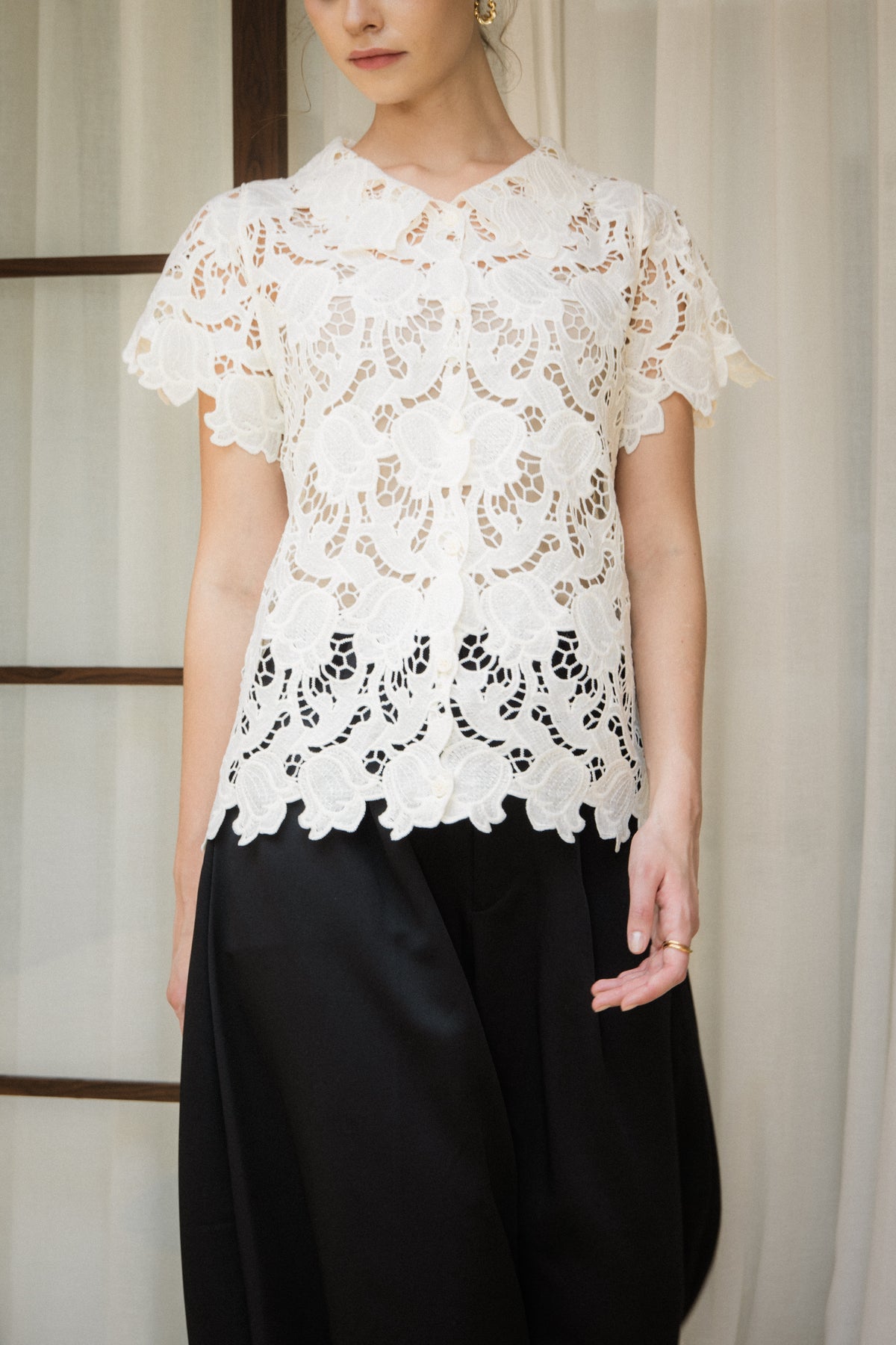 SONA BLOUSE - CREME
