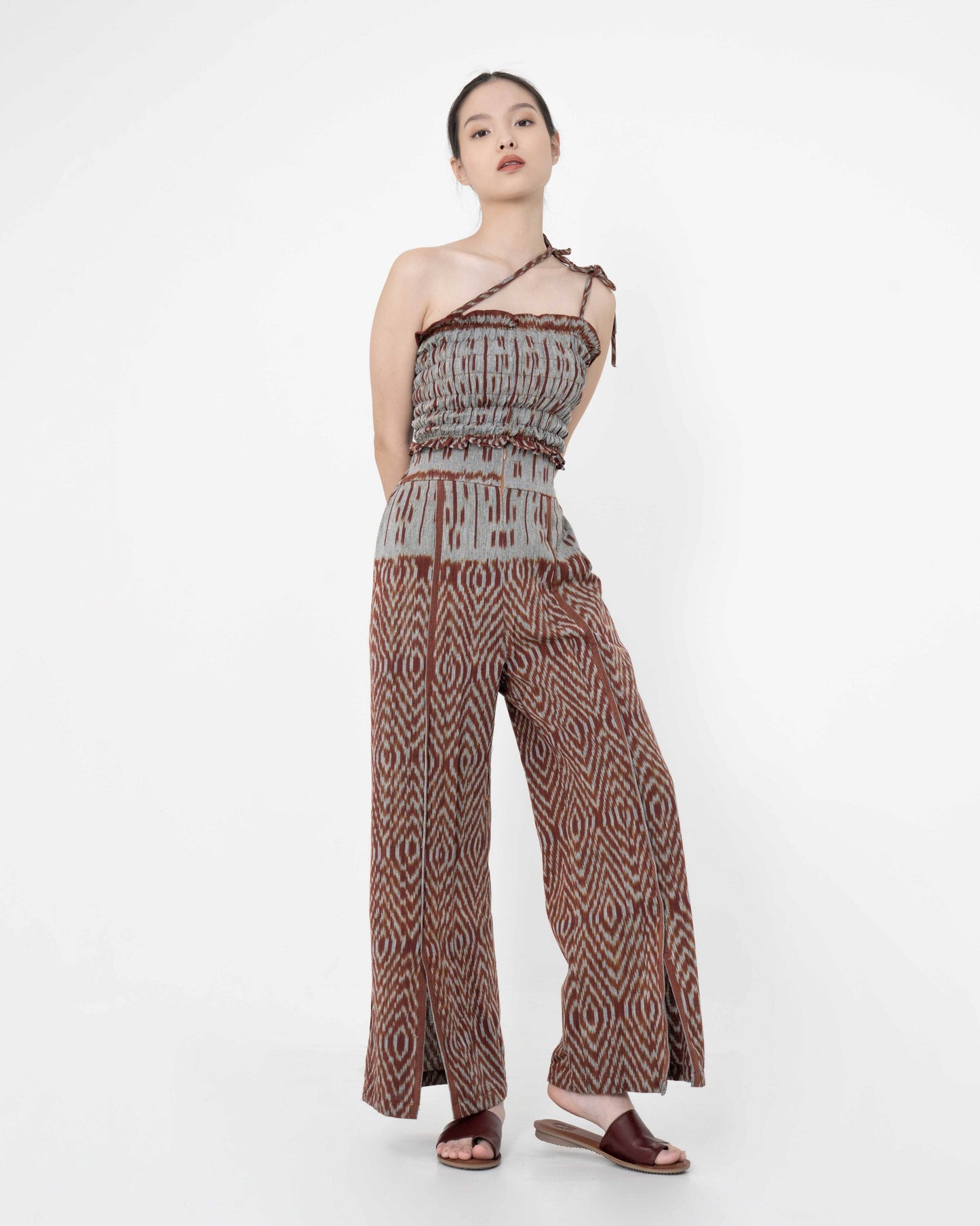 Brown Mandira Tenun Pants