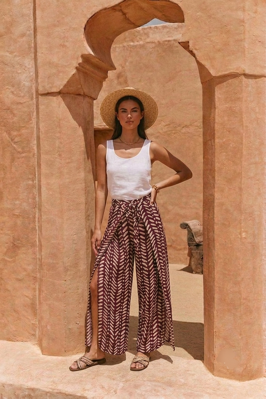 HAKAMA PANTS MIMOSA MAROON