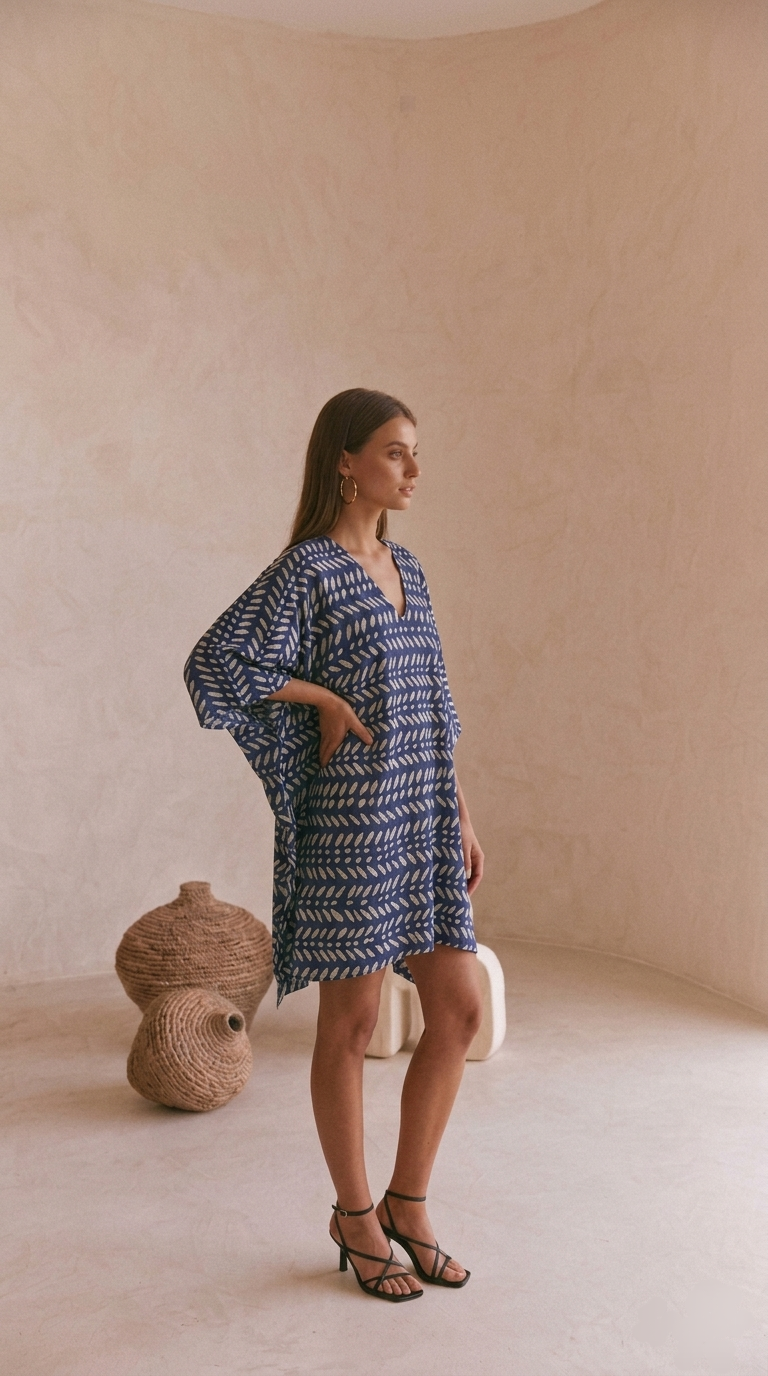 RIVKA TUNIC MIMOSA NAVY