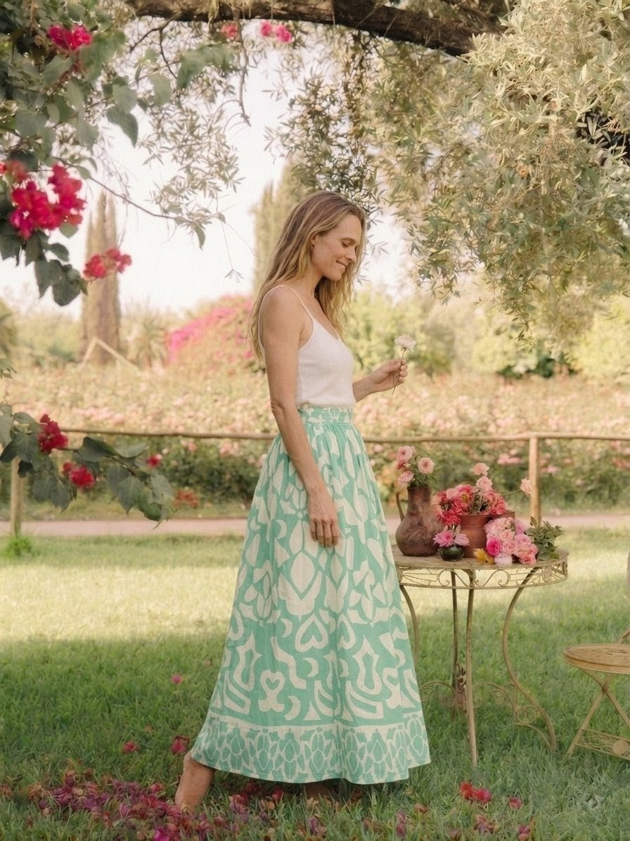 XOLA SKIRT MIRAGE GREEN