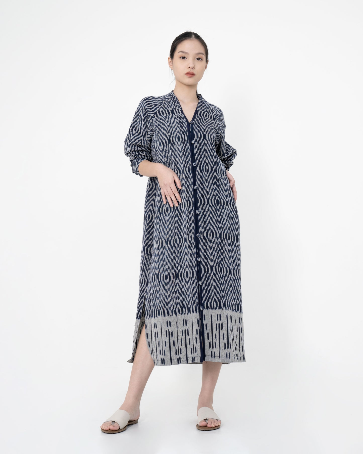 Blue Jiao Tenun Dress