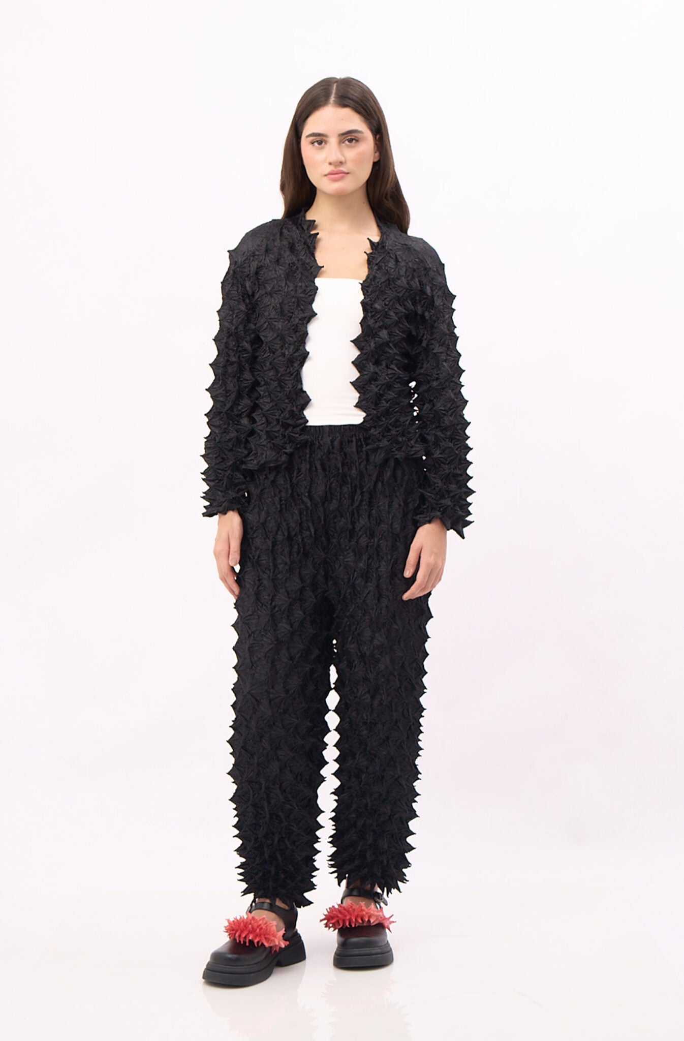 FUGU VELVET LONG PANTS