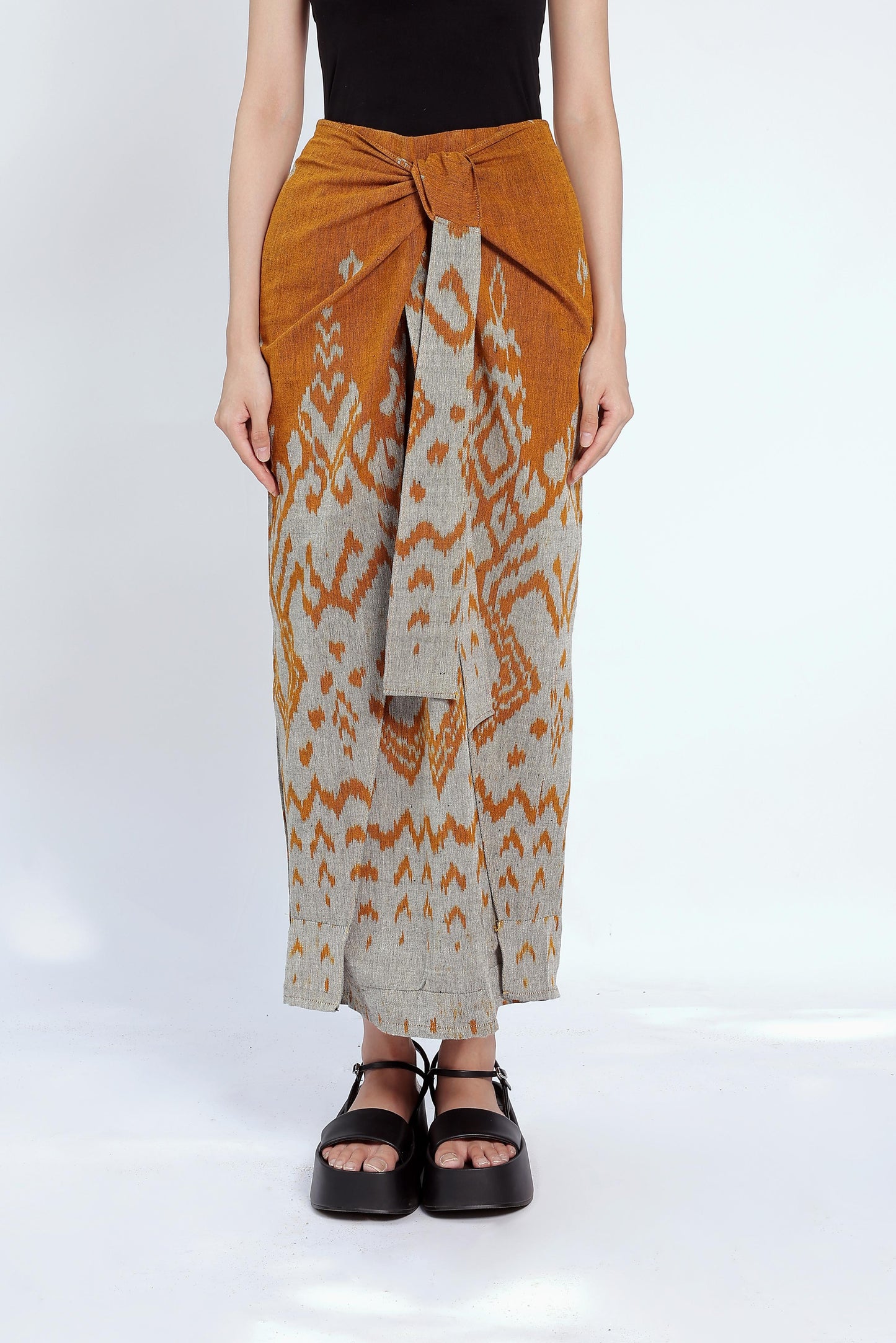 Yellow Melati Tenun Skirt