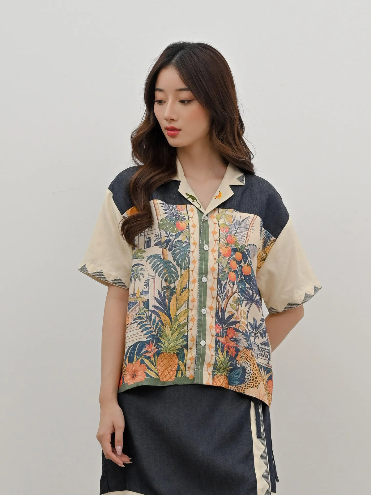 CIELA SHIRT DARK BLUE
