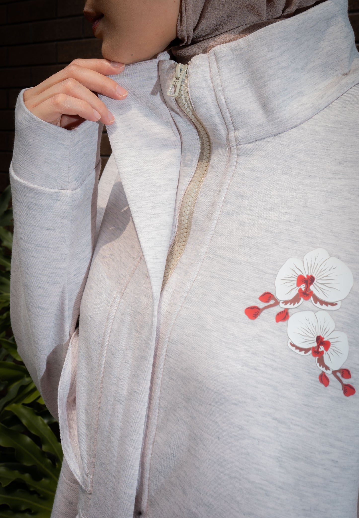 NONAETAL TIMBER JACKET LONG SLEEVE MISTY ROSE