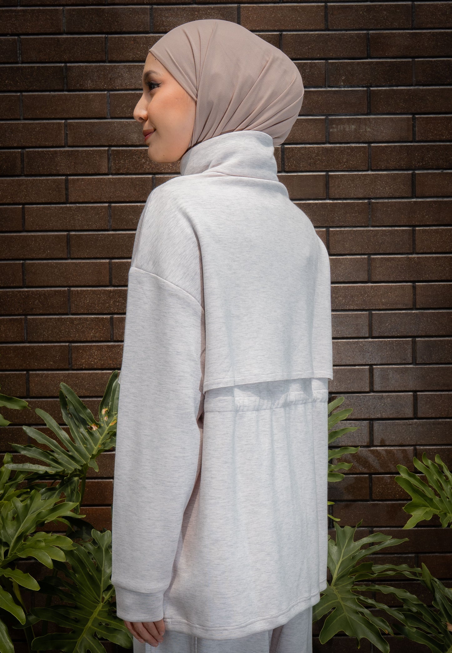 NONAETAL TIMBER JACKET LONG SLEEVE MISTY ROSE
