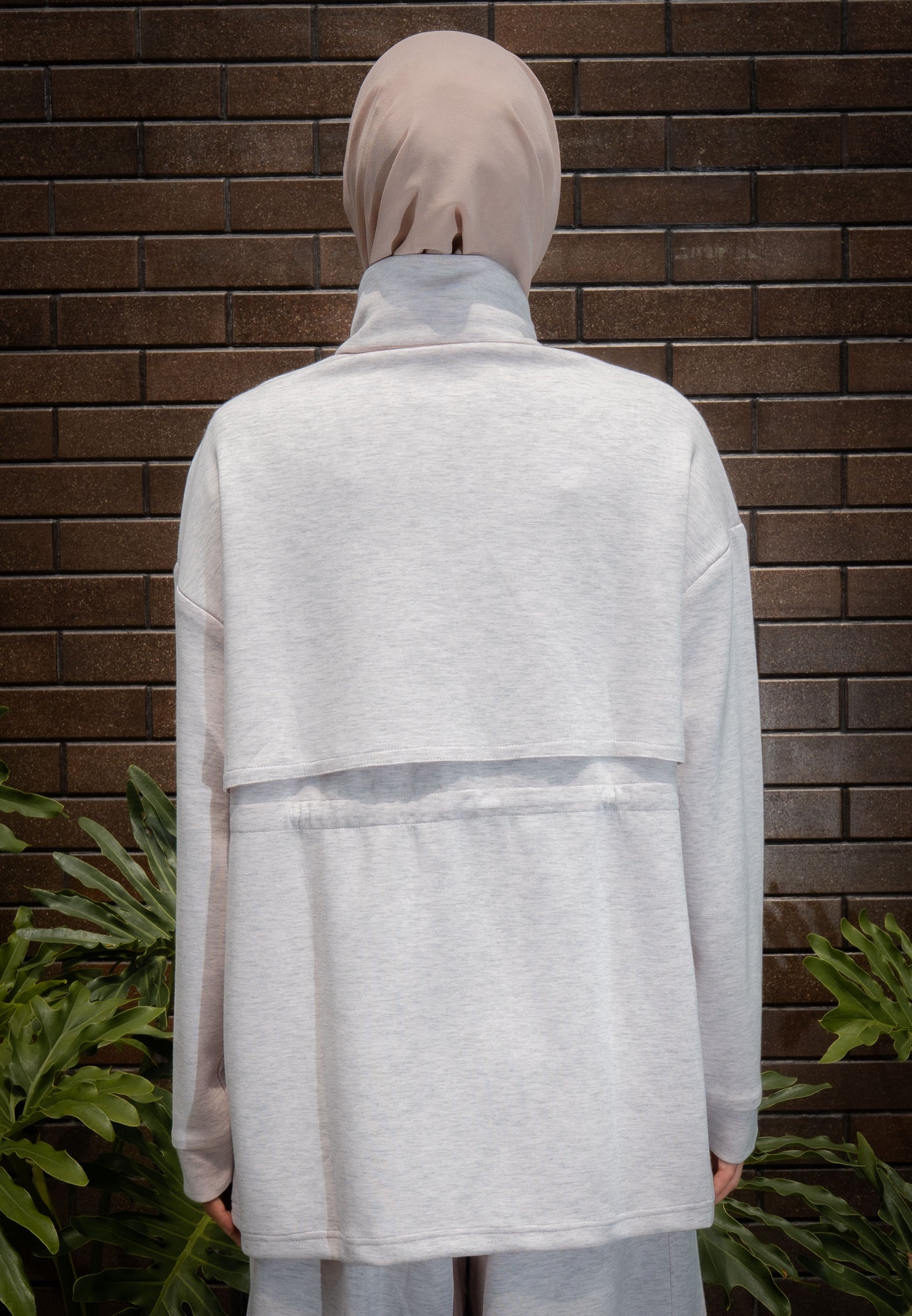 NONAETAL TIMBER JACKET LONG SLEEVE MISTY ROSE