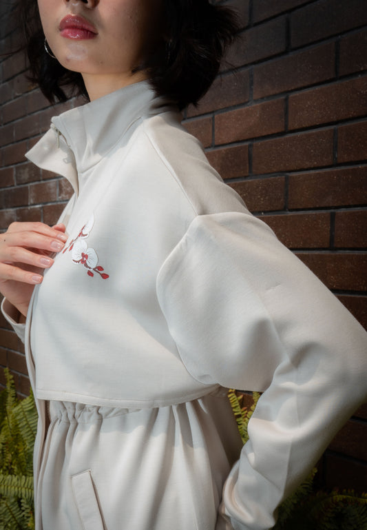 NONAETAL TIMBER JACKET LONG SLEEVE CREAM