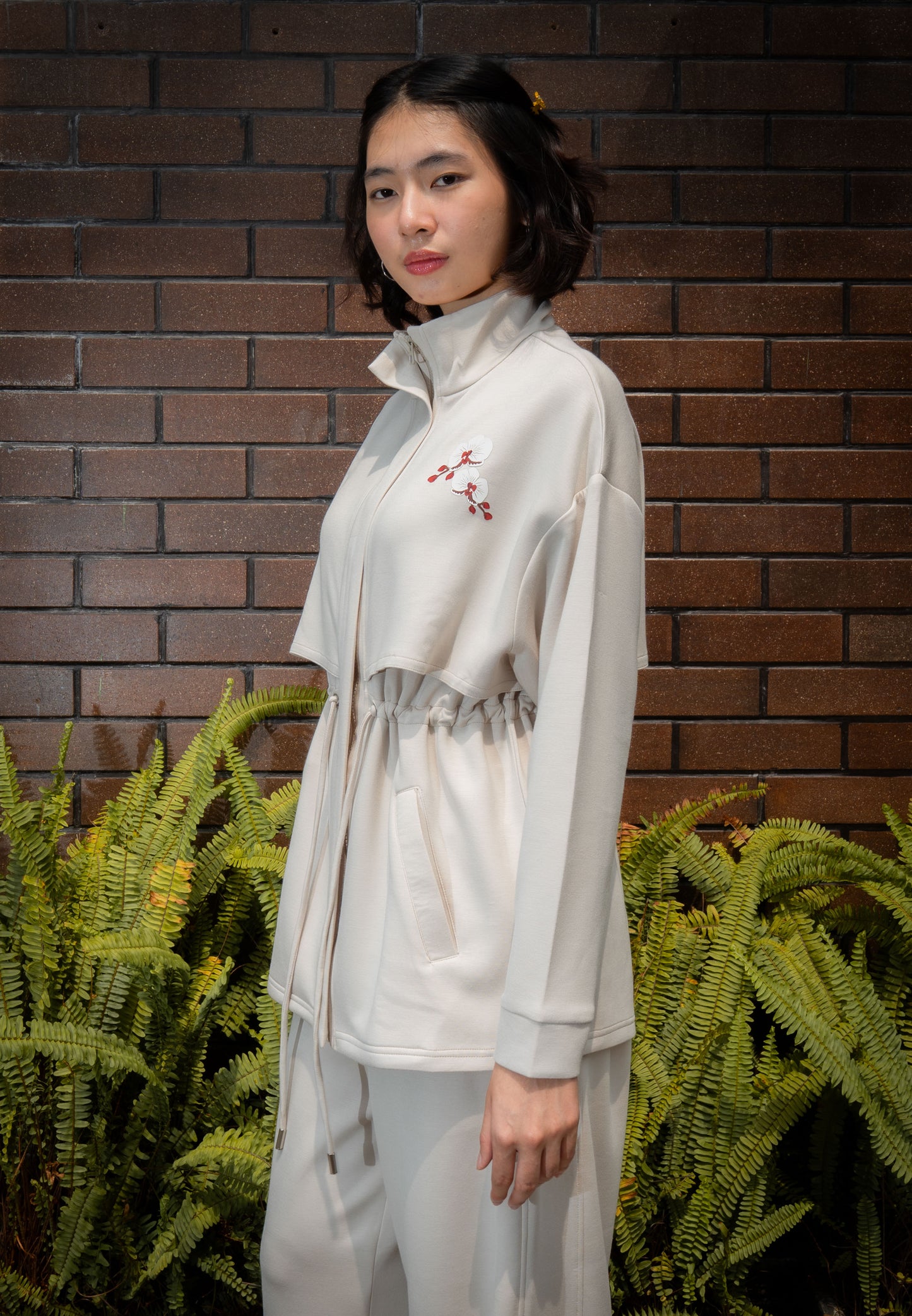 NONAETAL TIMBER JACKET LONG SLEEVE MISTY ROSE
