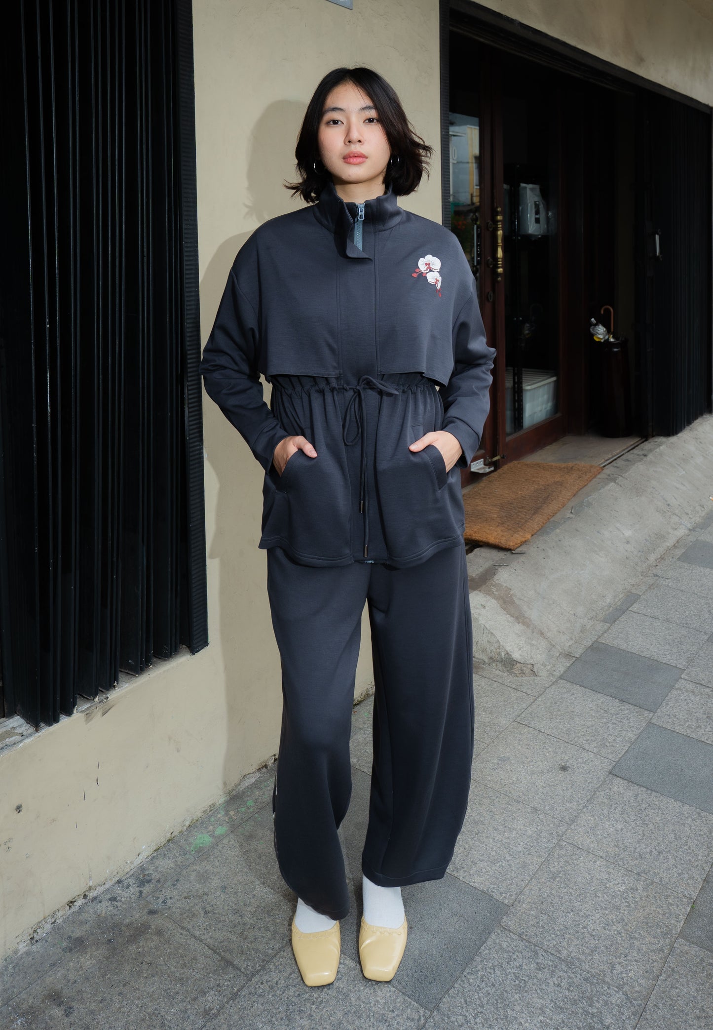 NONAETAL TIMBER JACKET LONG SLEEVE BLACK