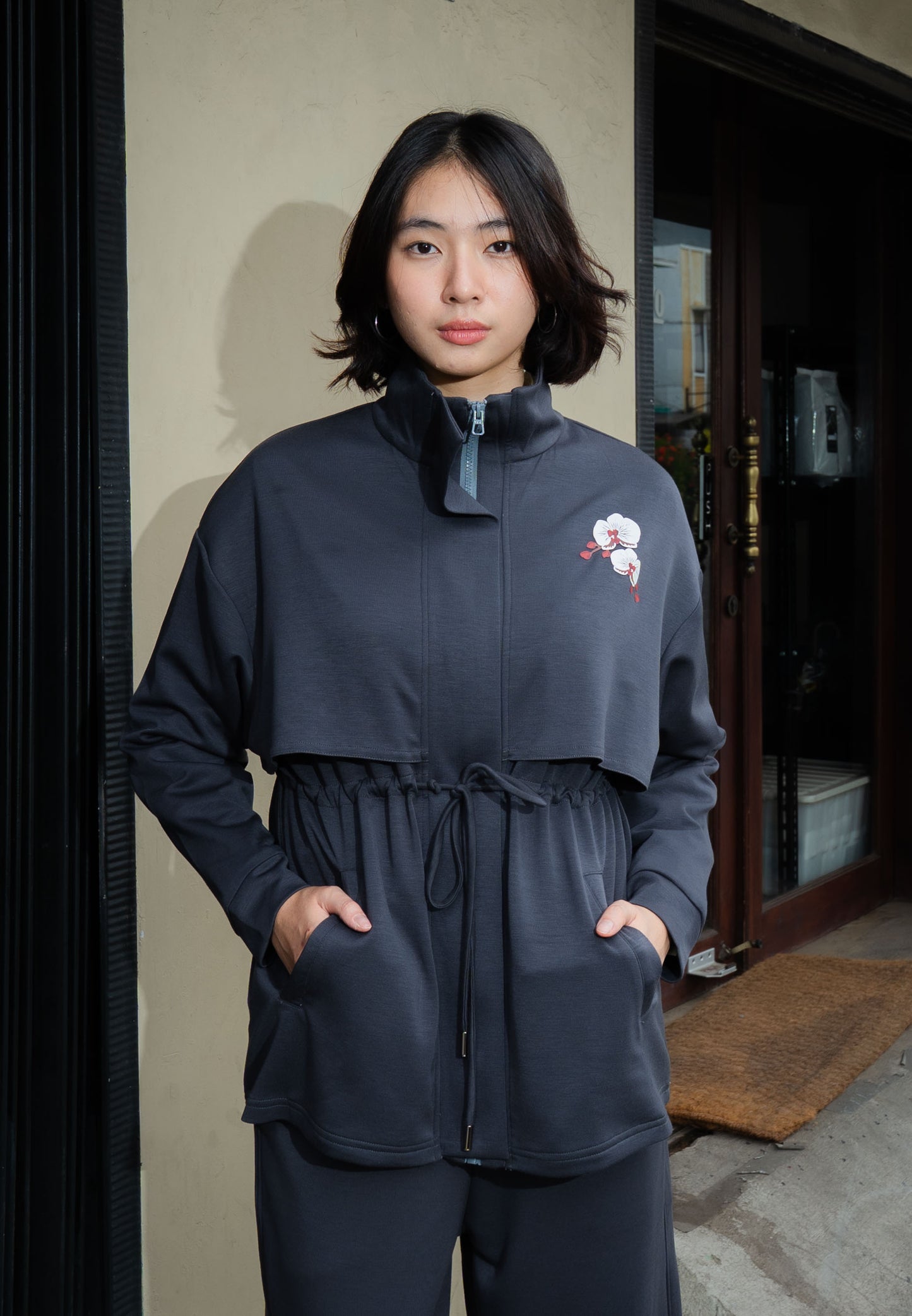 NONAETAL TIMBER JACKET LONG SLEEVE BLACK