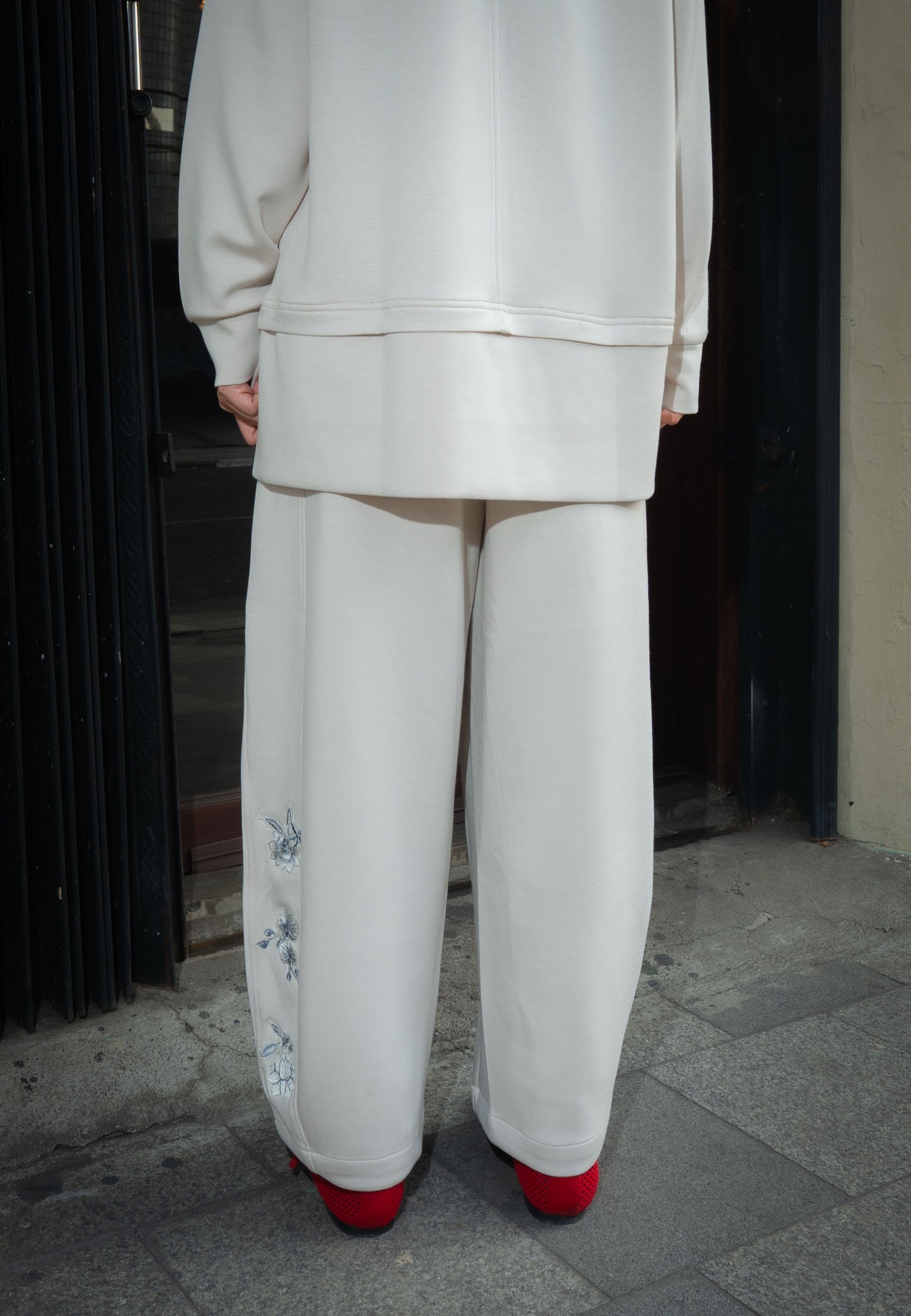 NONAETAL TIMBER ATHLEISURE PANTS CREAM