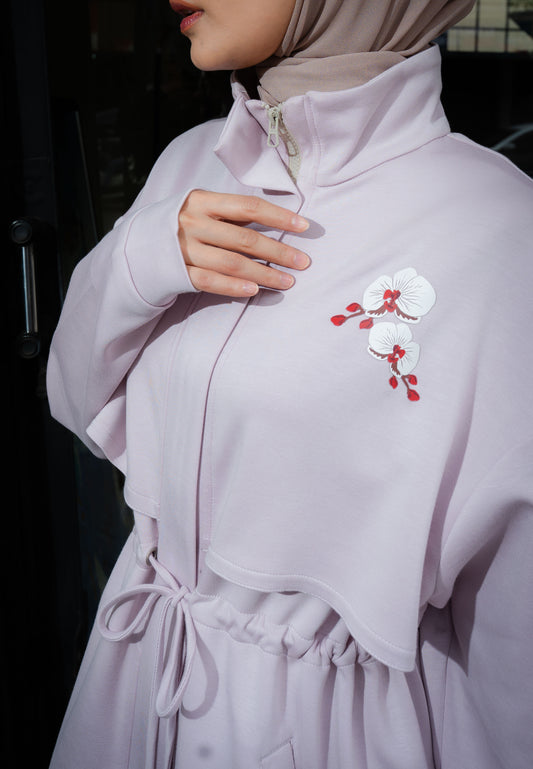 NONAETAL TIMBER JACKET LONG SLEEVE LIGHT LILAC