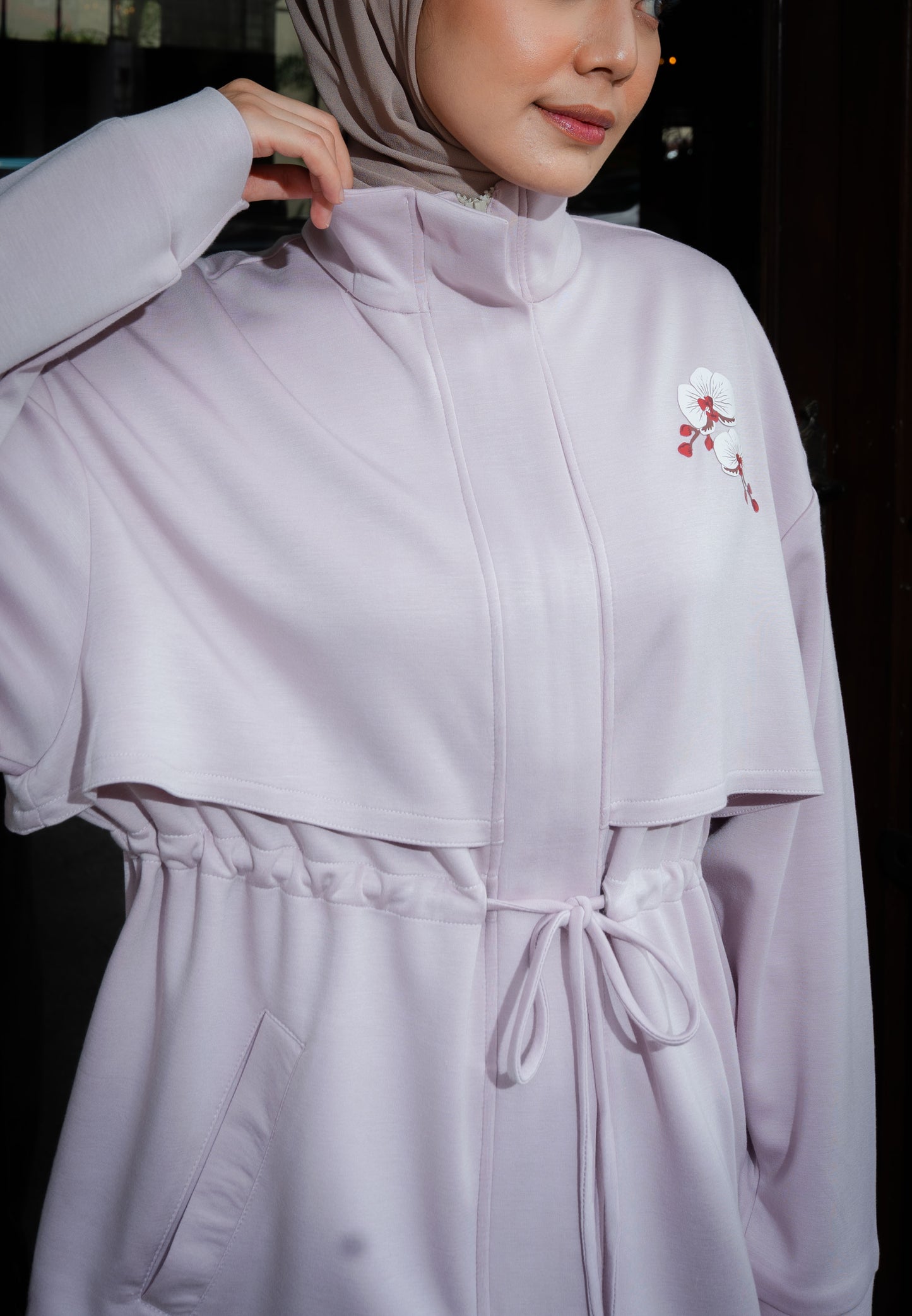 NONAETAL TIMBER JACKET LONG SLEEVE LIGHT LILAC