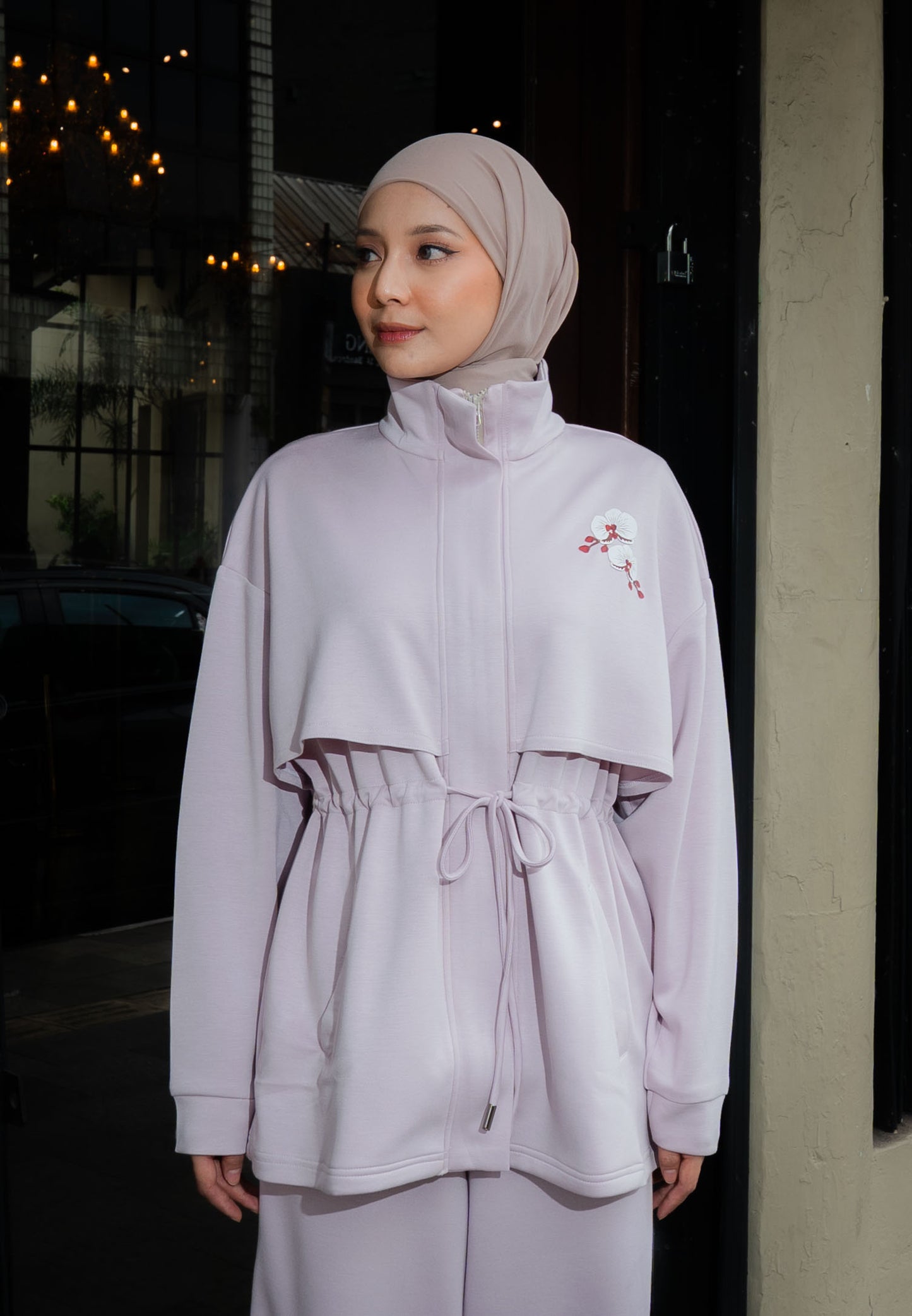 NONAETAL TIMBER JACKET LONG SLEEVE LIGHT LILAC