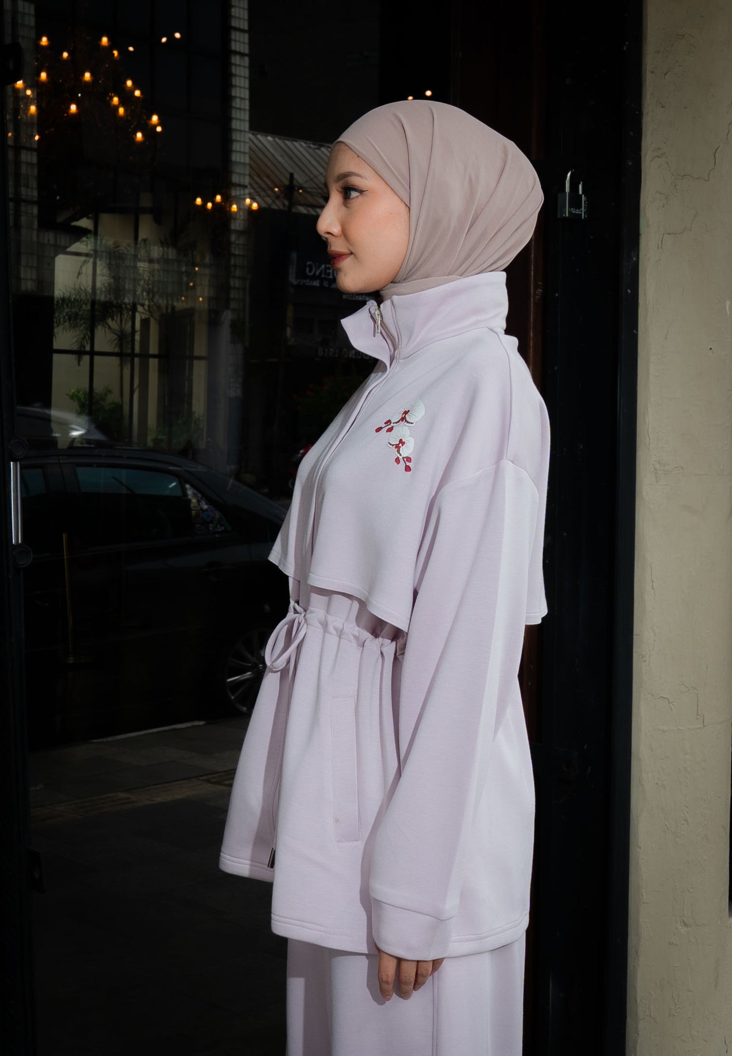 NONAETAL TIMBER JACKET LONG SLEEVE LIGHT LILAC