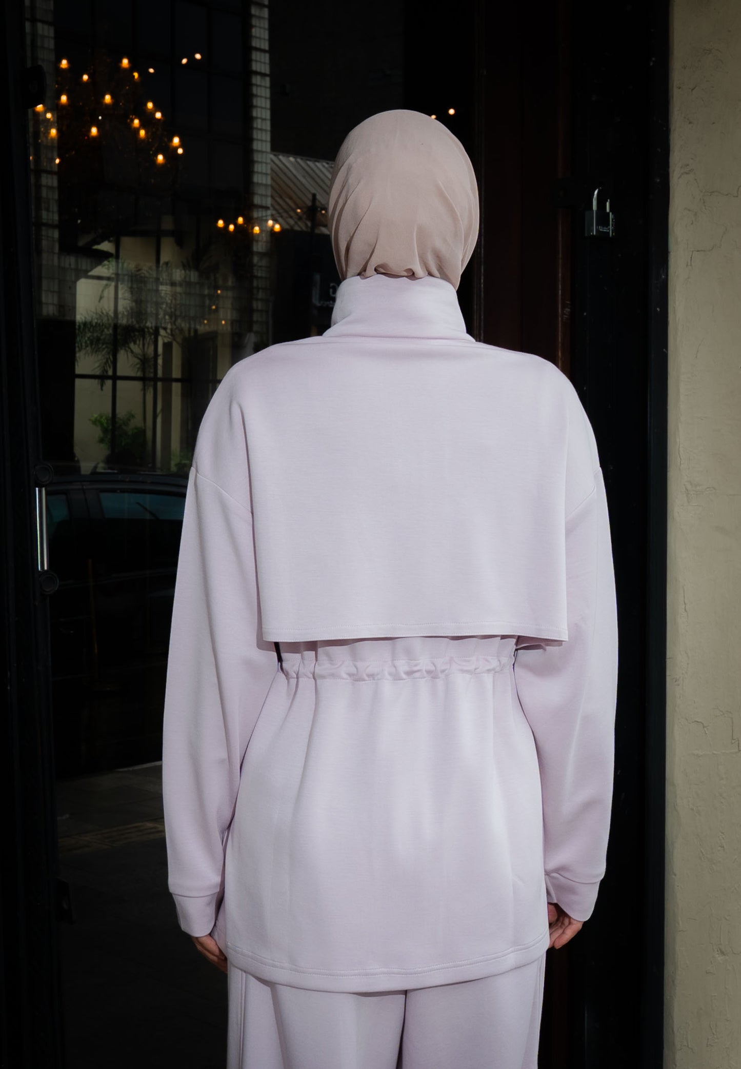 NONAETAL TIMBER JACKET LONG SLEEVE LIGHT LILAC