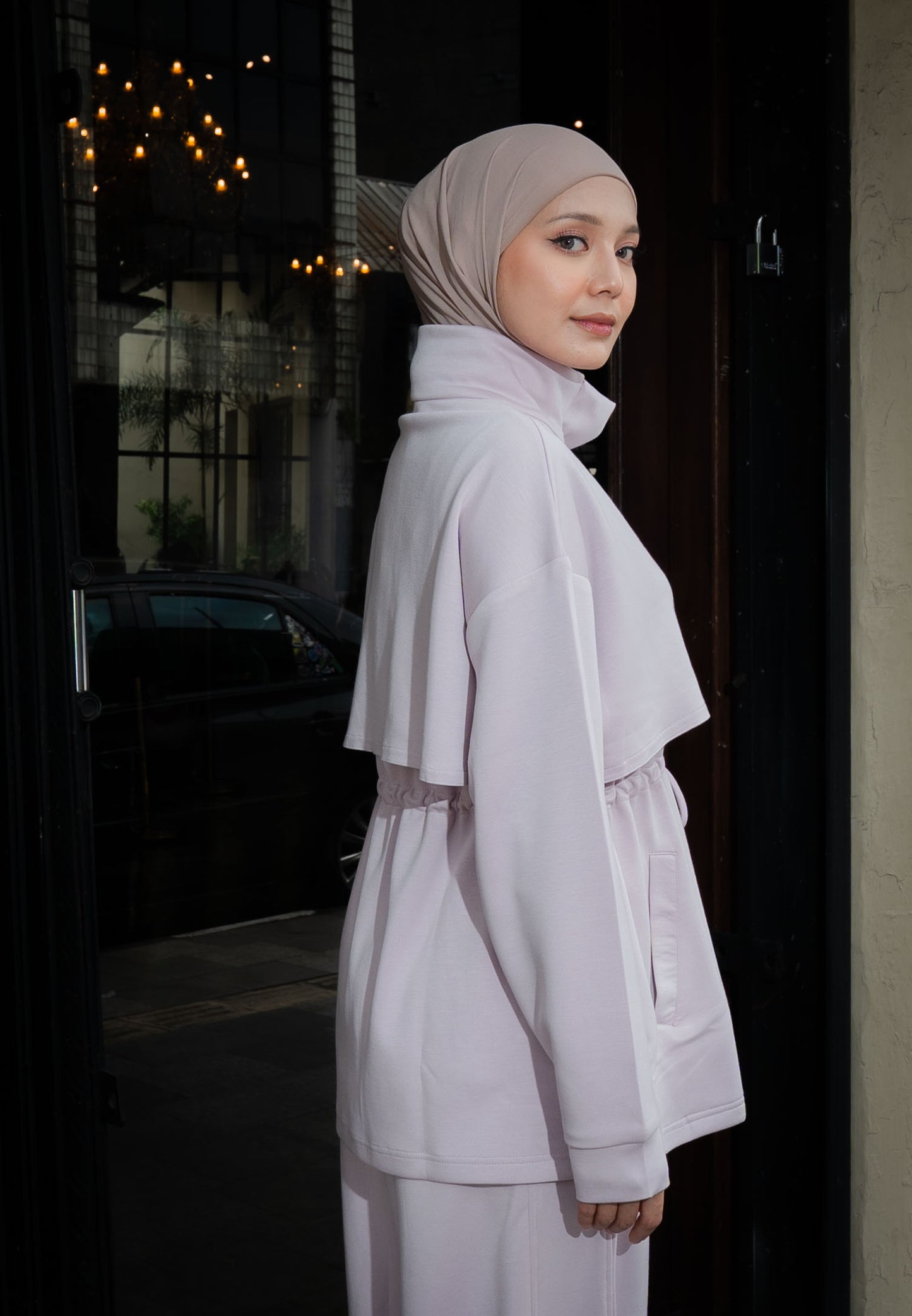 NONAETAL TIMBER JACKET LONG SLEEVE LIGHT LILAC
