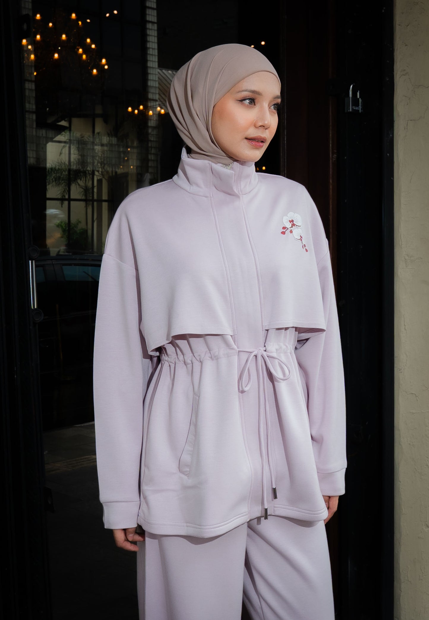 NONAETAL TIMBER JACKET LONG SLEEVE LIGHT LILAC