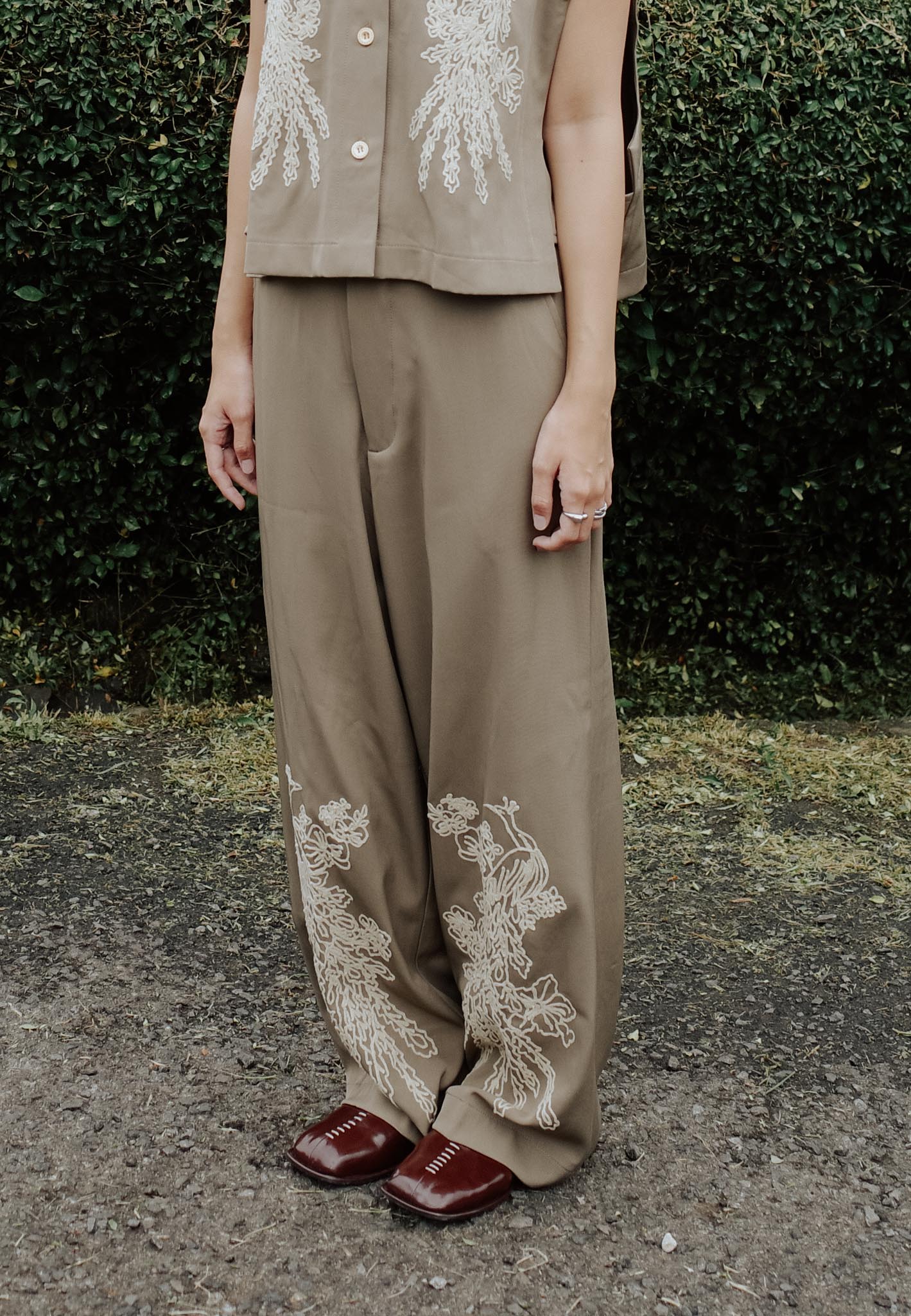 NONAETAL HIBISCUS PANTS ESPRESSO