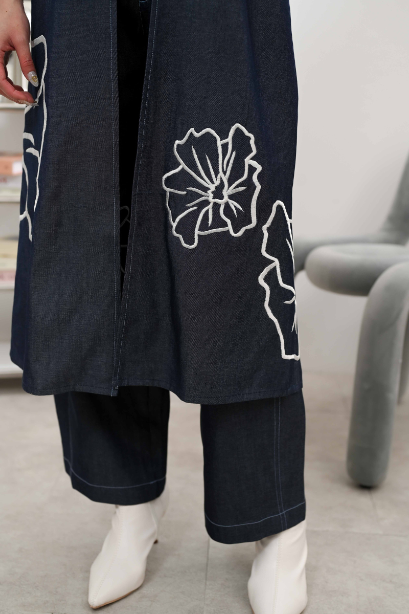 UNDONE VEST LYOCELL DENIM