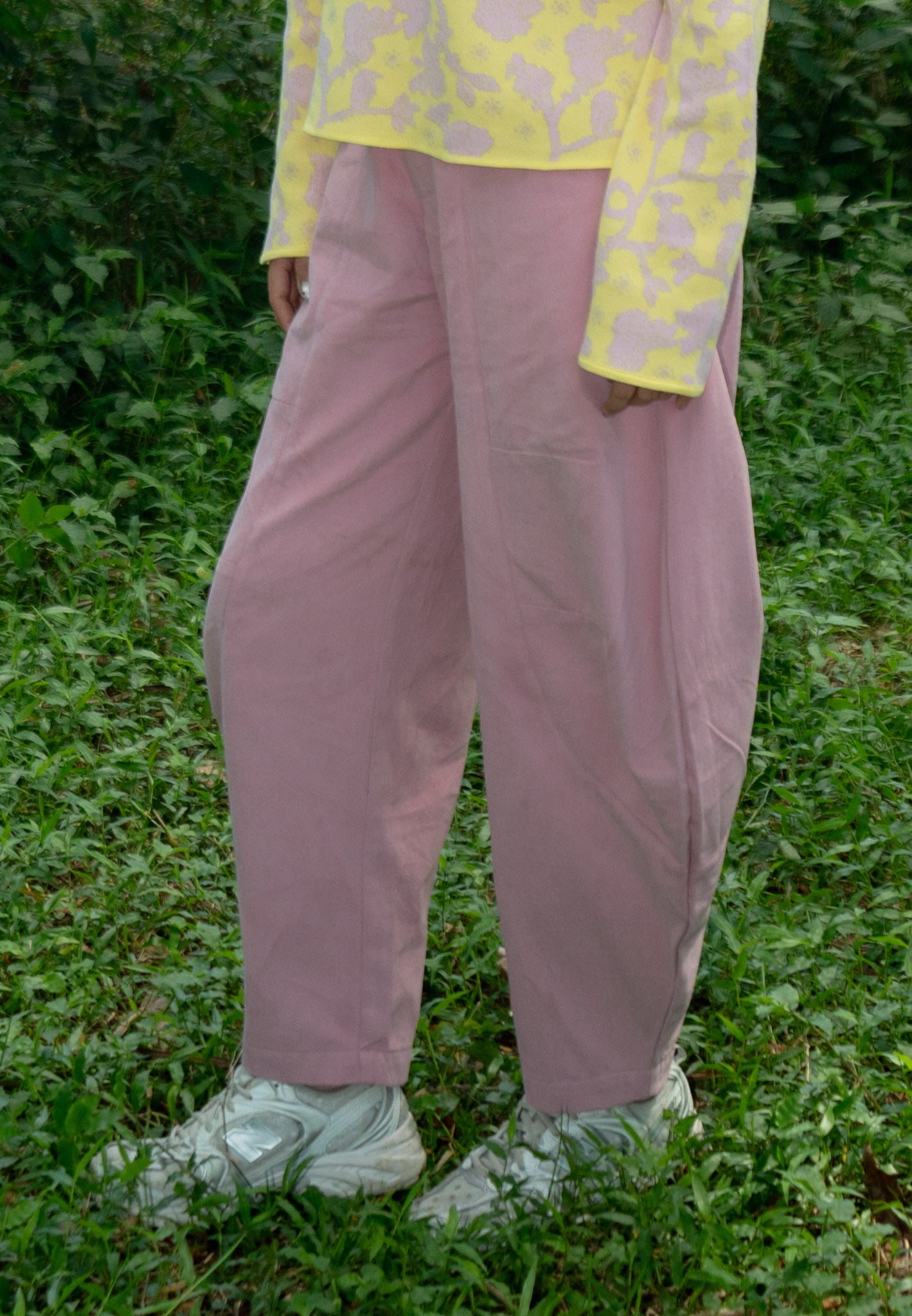 NONAETAL MAGNOLIA BARREL PANTS DUSTY PINK