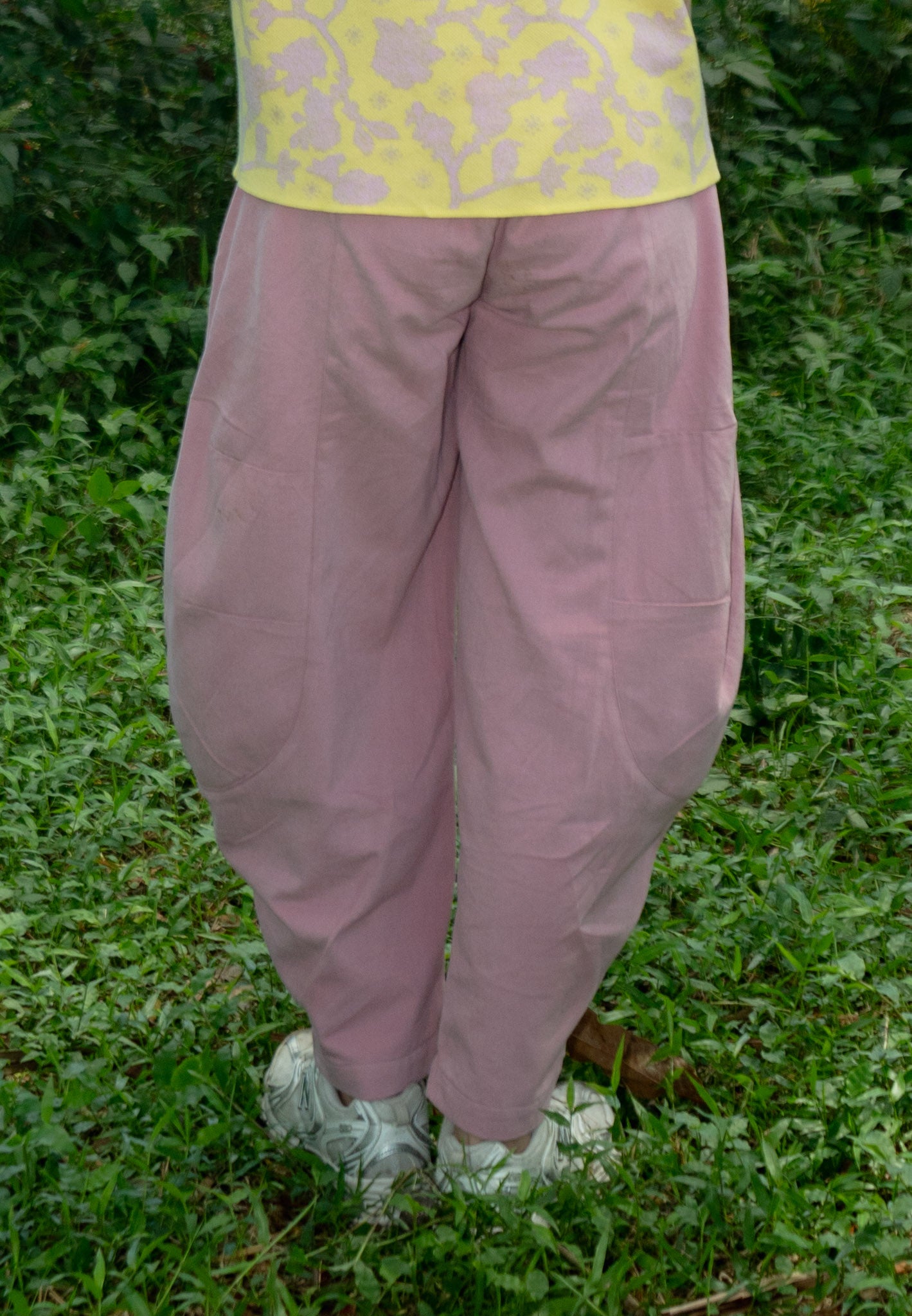 NONAETAL MAGNOLIA BARREL PANTS DUSTY PINK