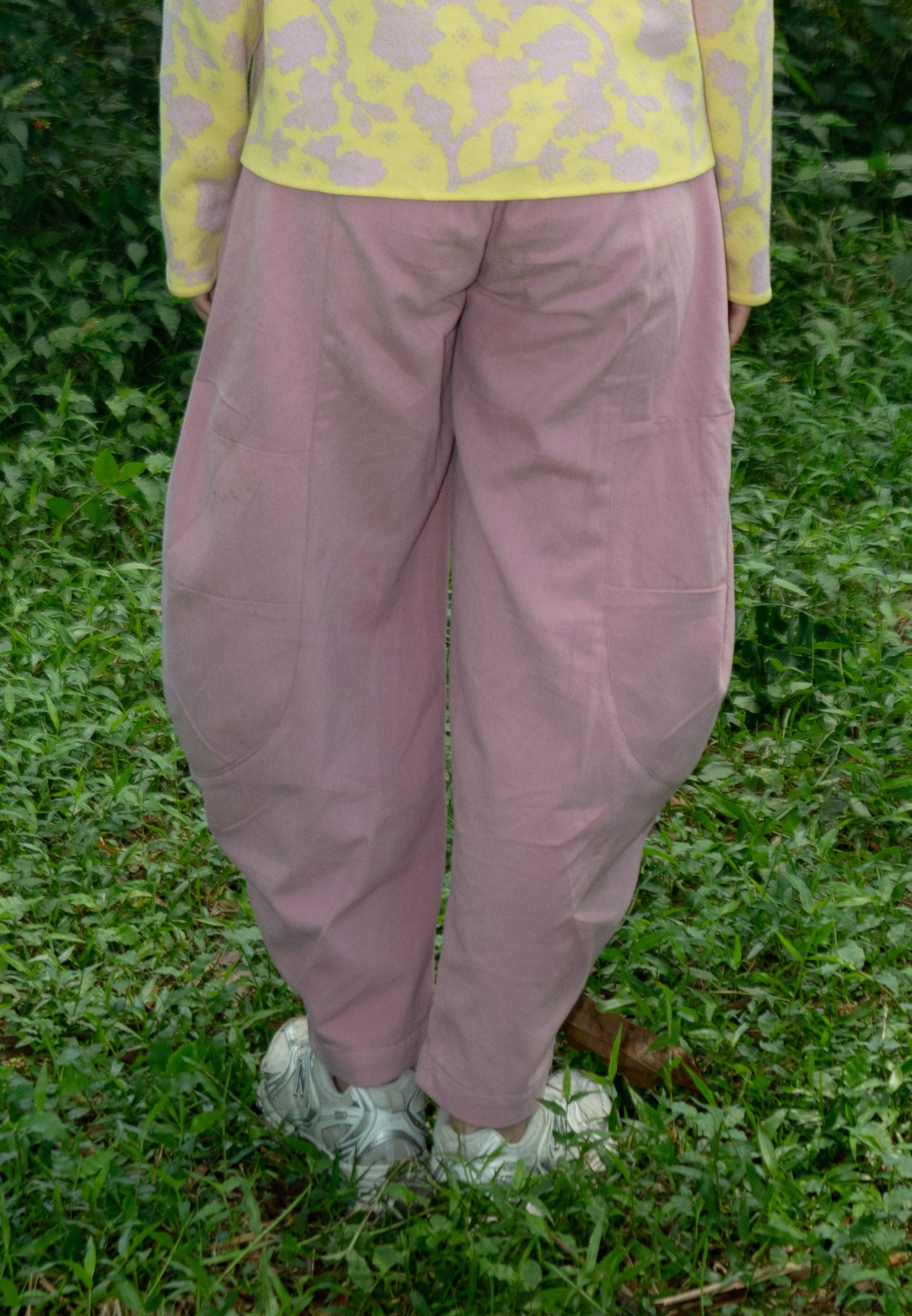 NONAETAL MAGNOLIA BARREL PANTS DUSTY PINK