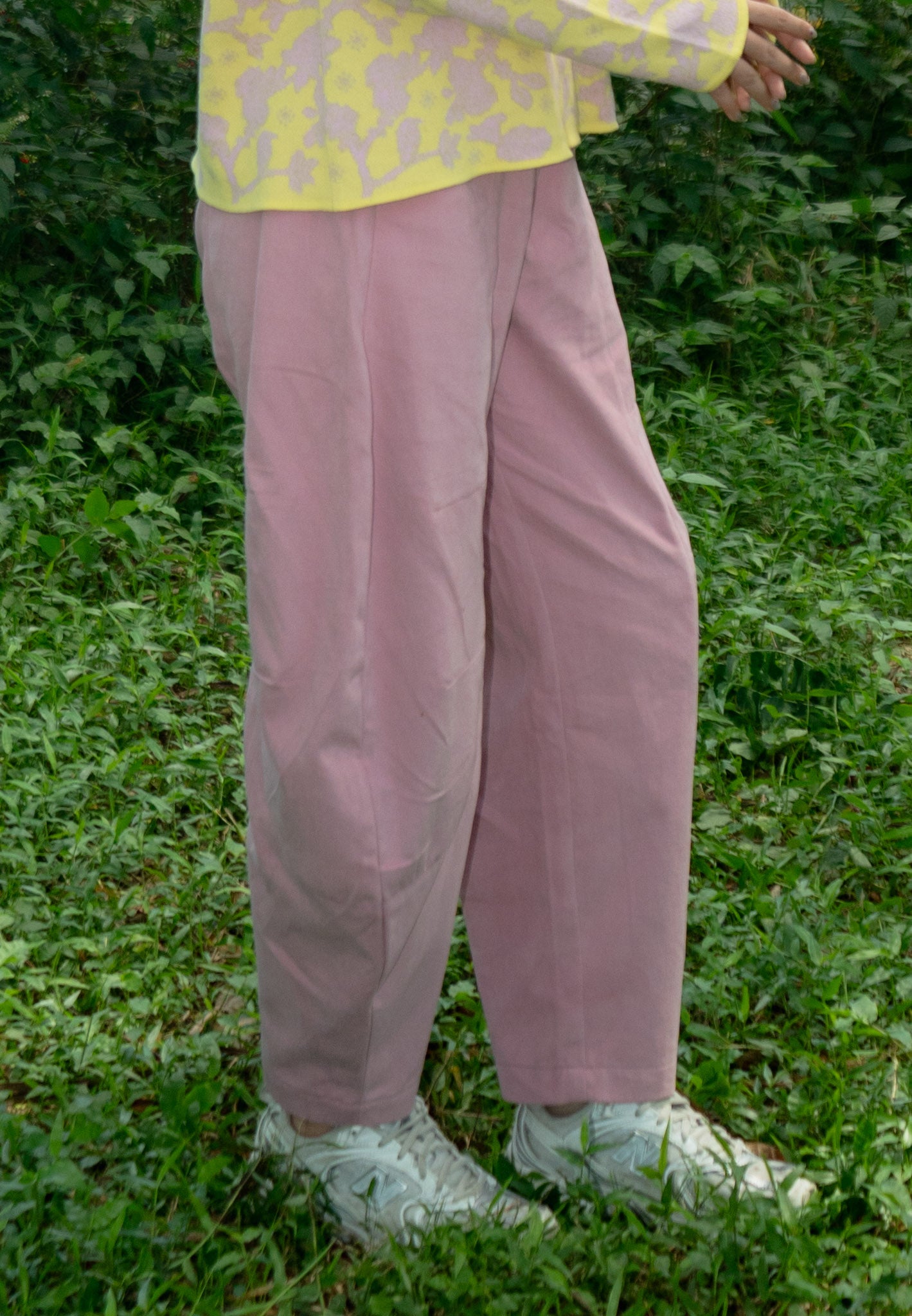 NONAETAL MAGNOLIA BARREL PANTS DUSTY PINK