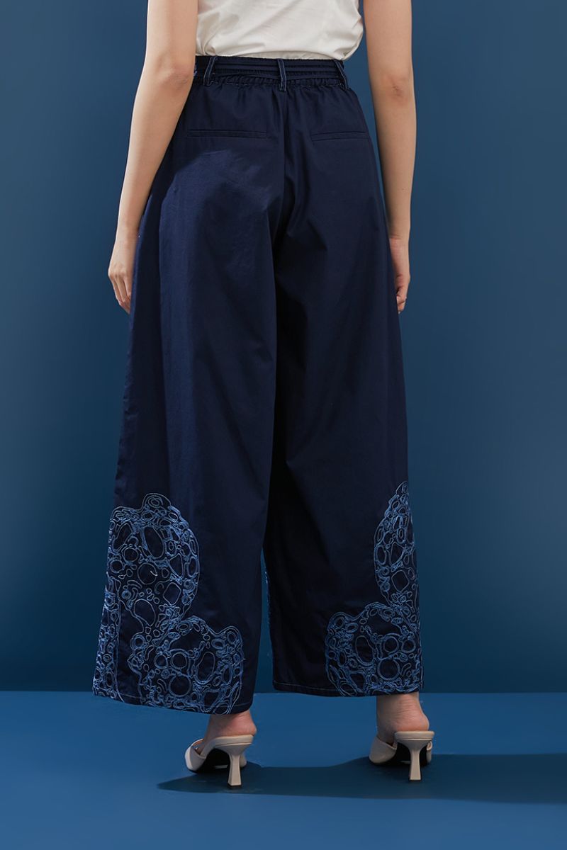 Coral Pants Embroidery