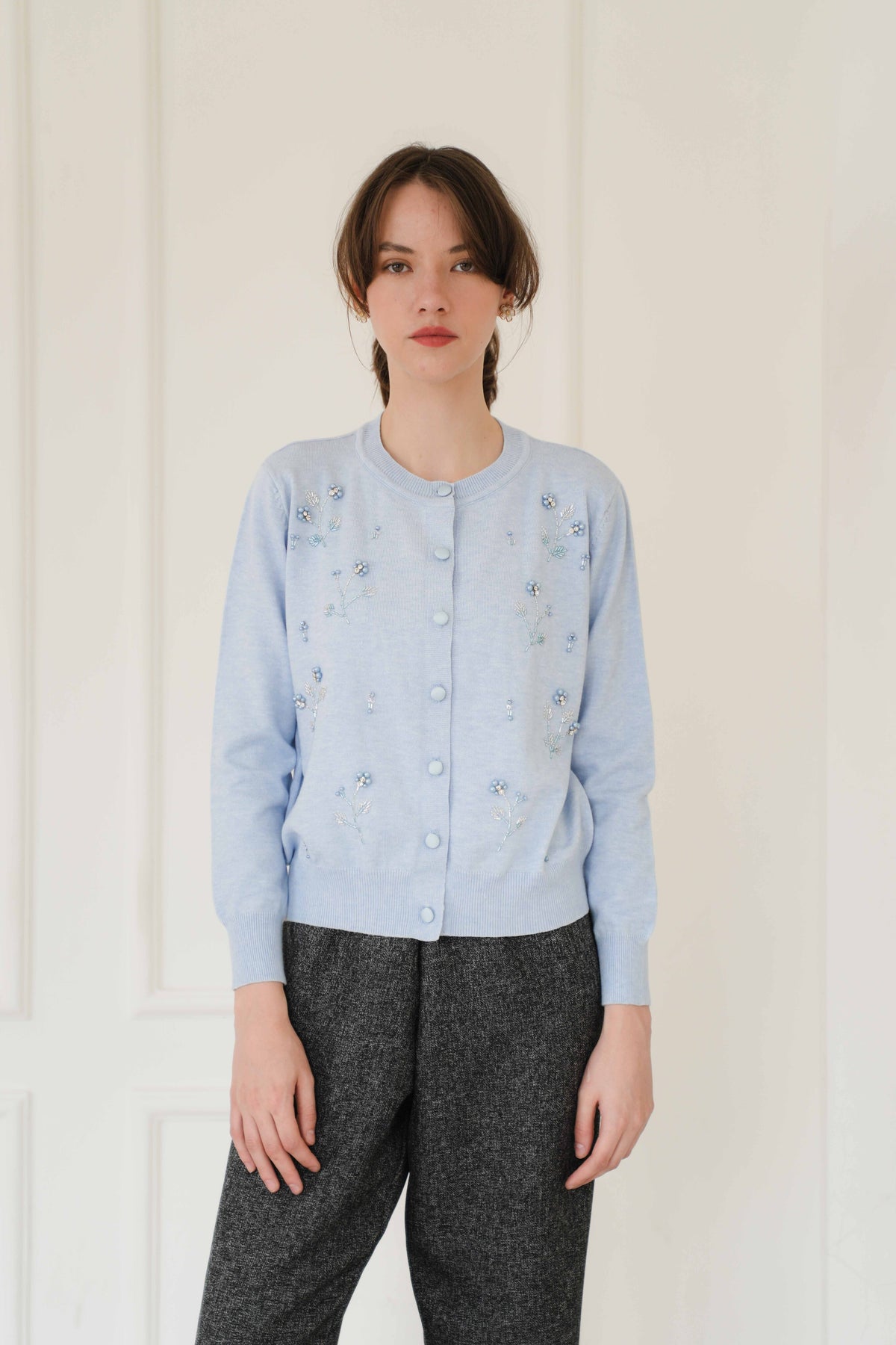 CORALIE BEADED CARDIGAN