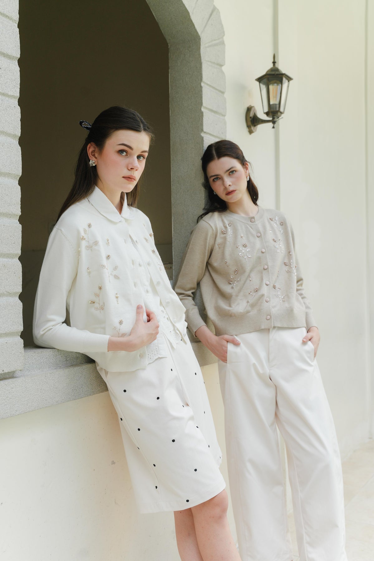 CORALIE BEADED CARDIGAN