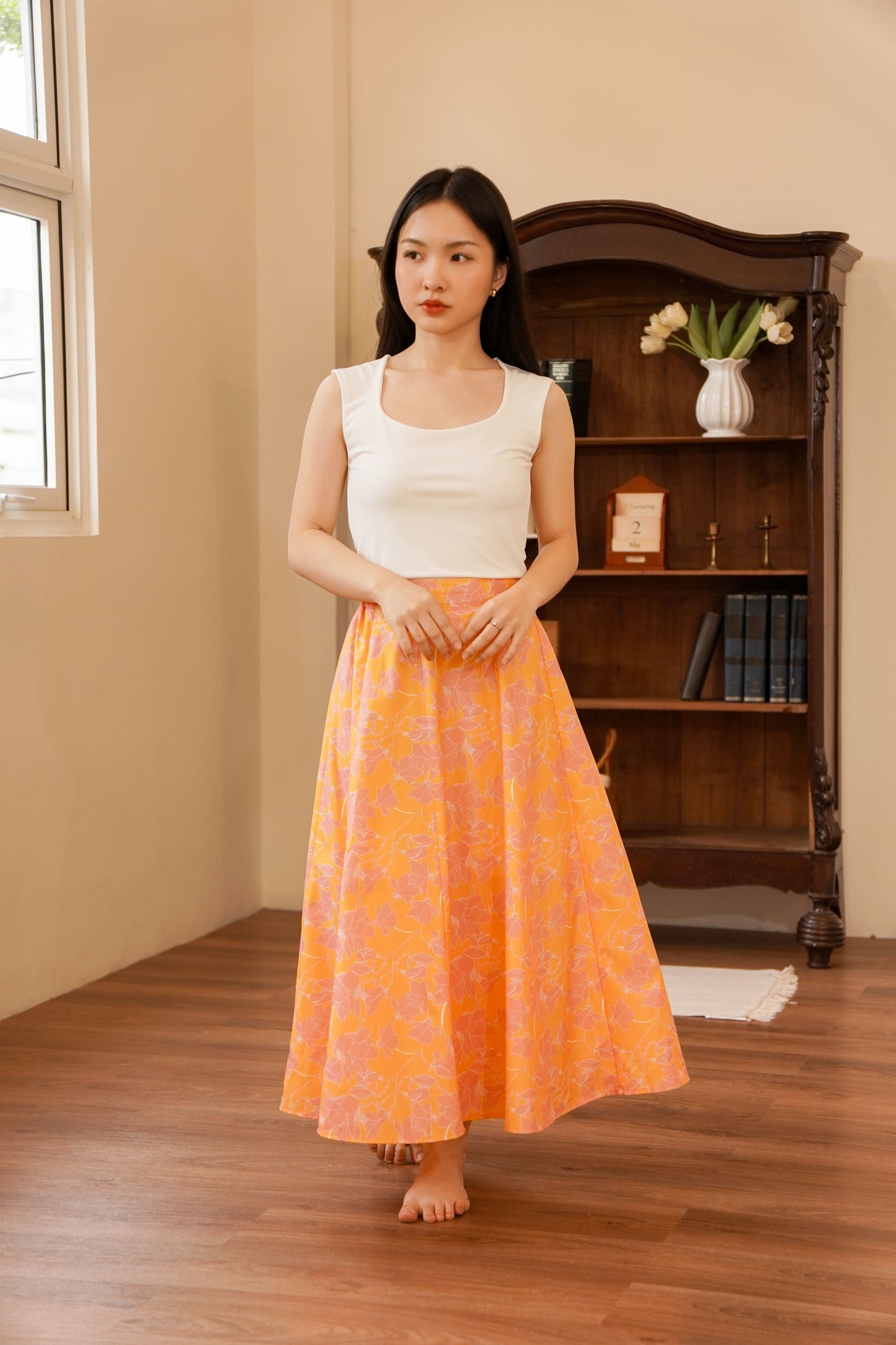 PEACH BLUSH SKIRT